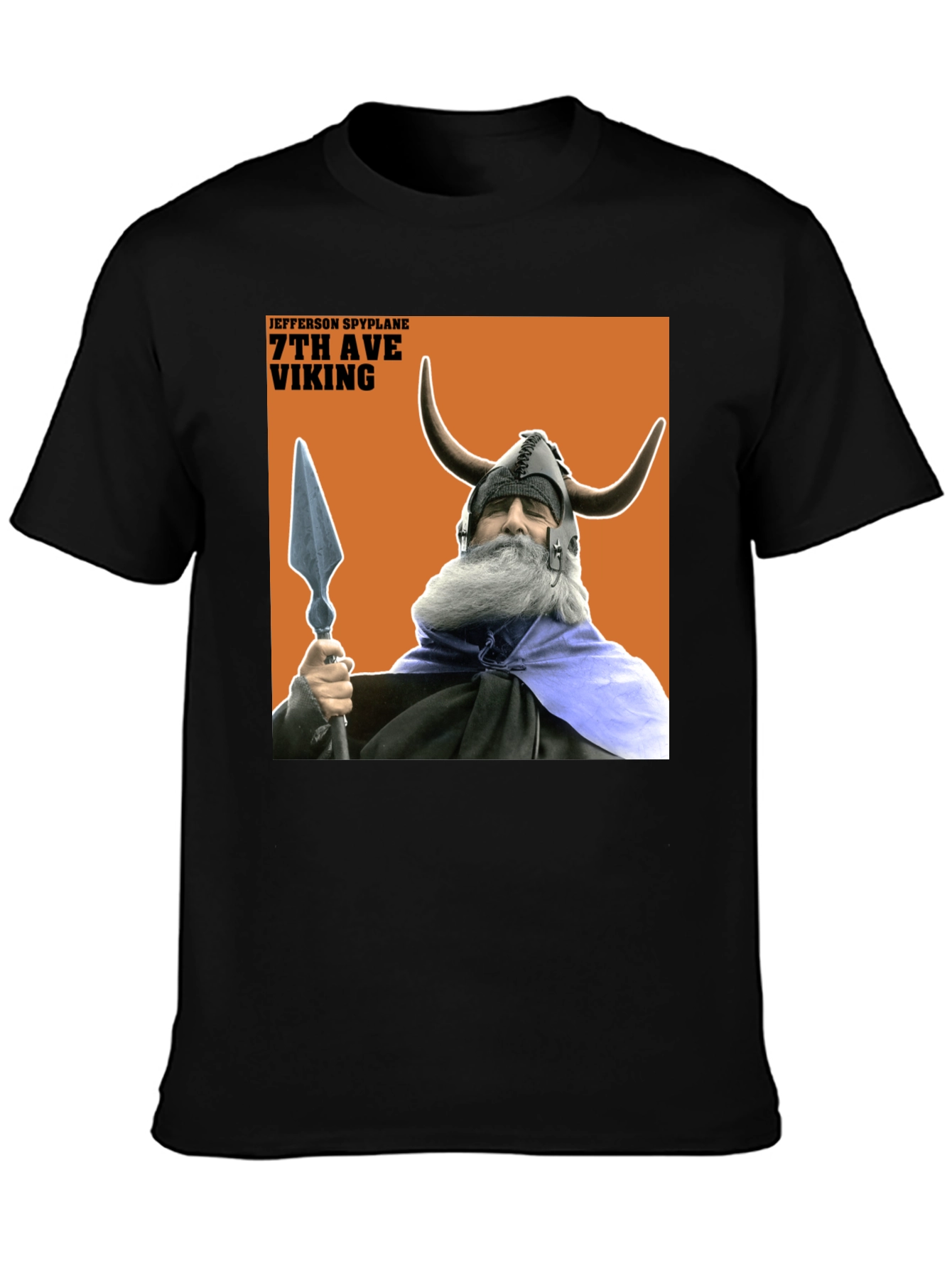 Jefferson Spyplane 7th Ave Viking Black T-Shirt