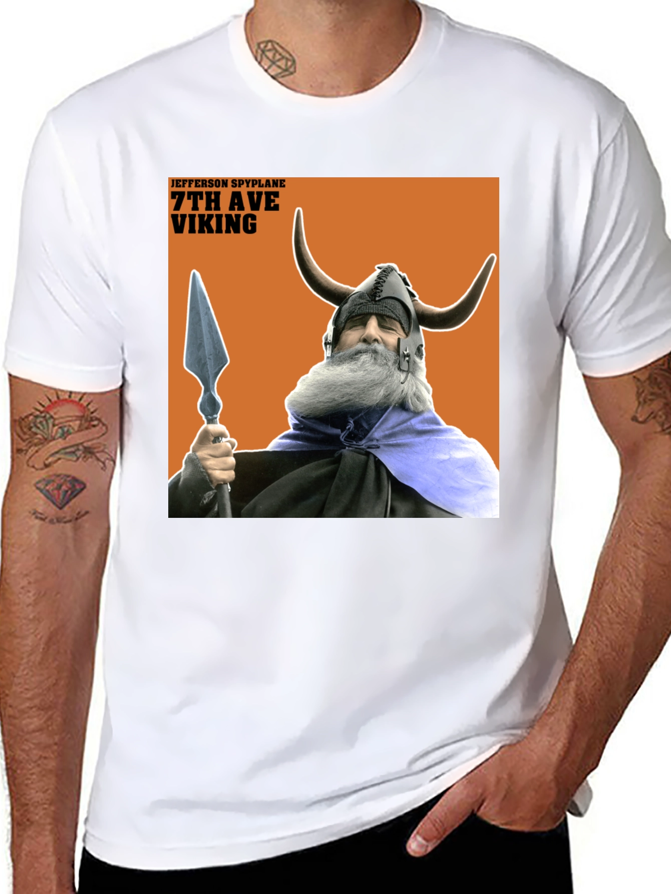 Jefferson Spyplane 7th Ave Viking Black T-Shirt