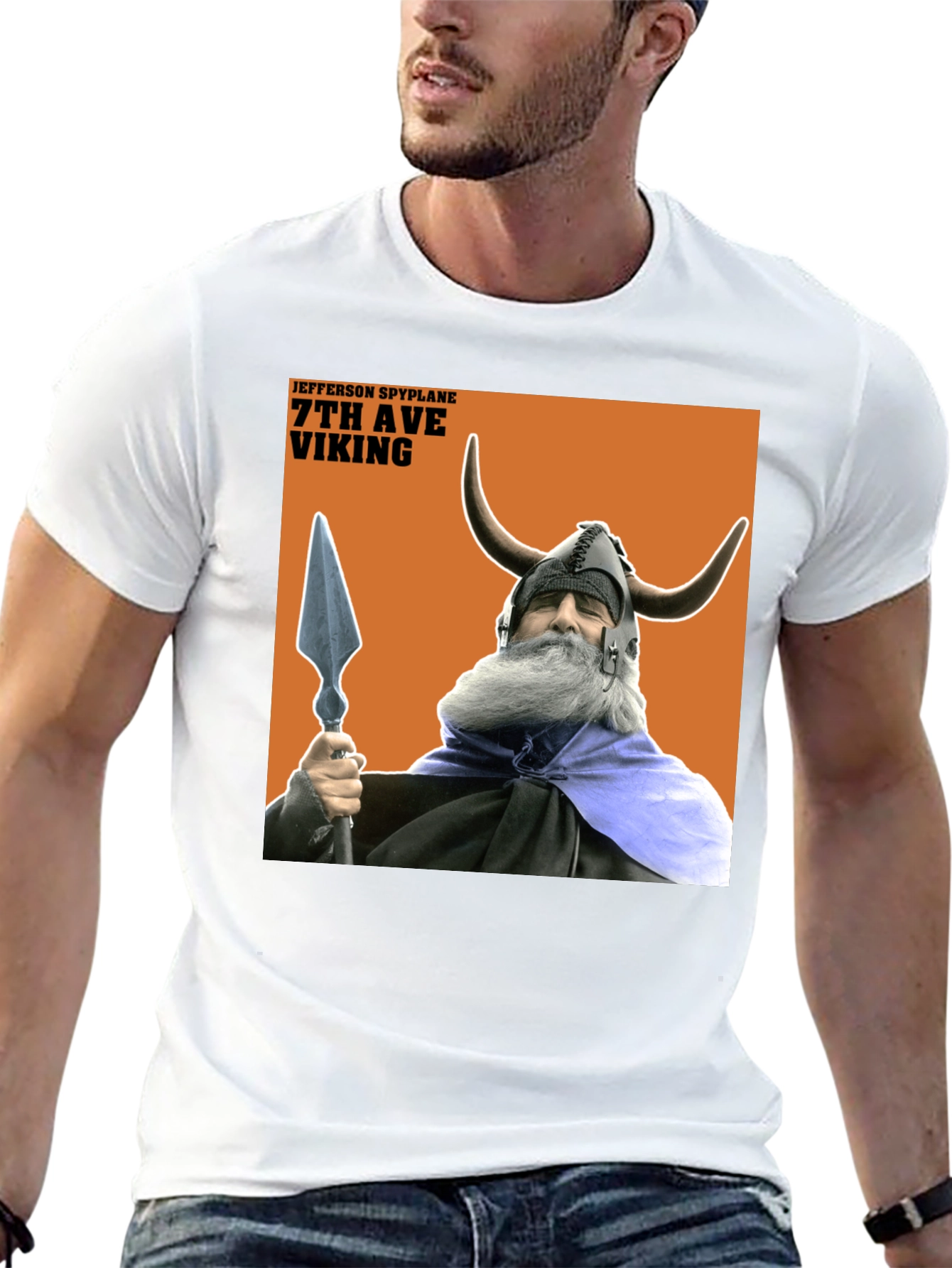 Jefferson Spyplane 7th Ave Viking Black T-Shirt