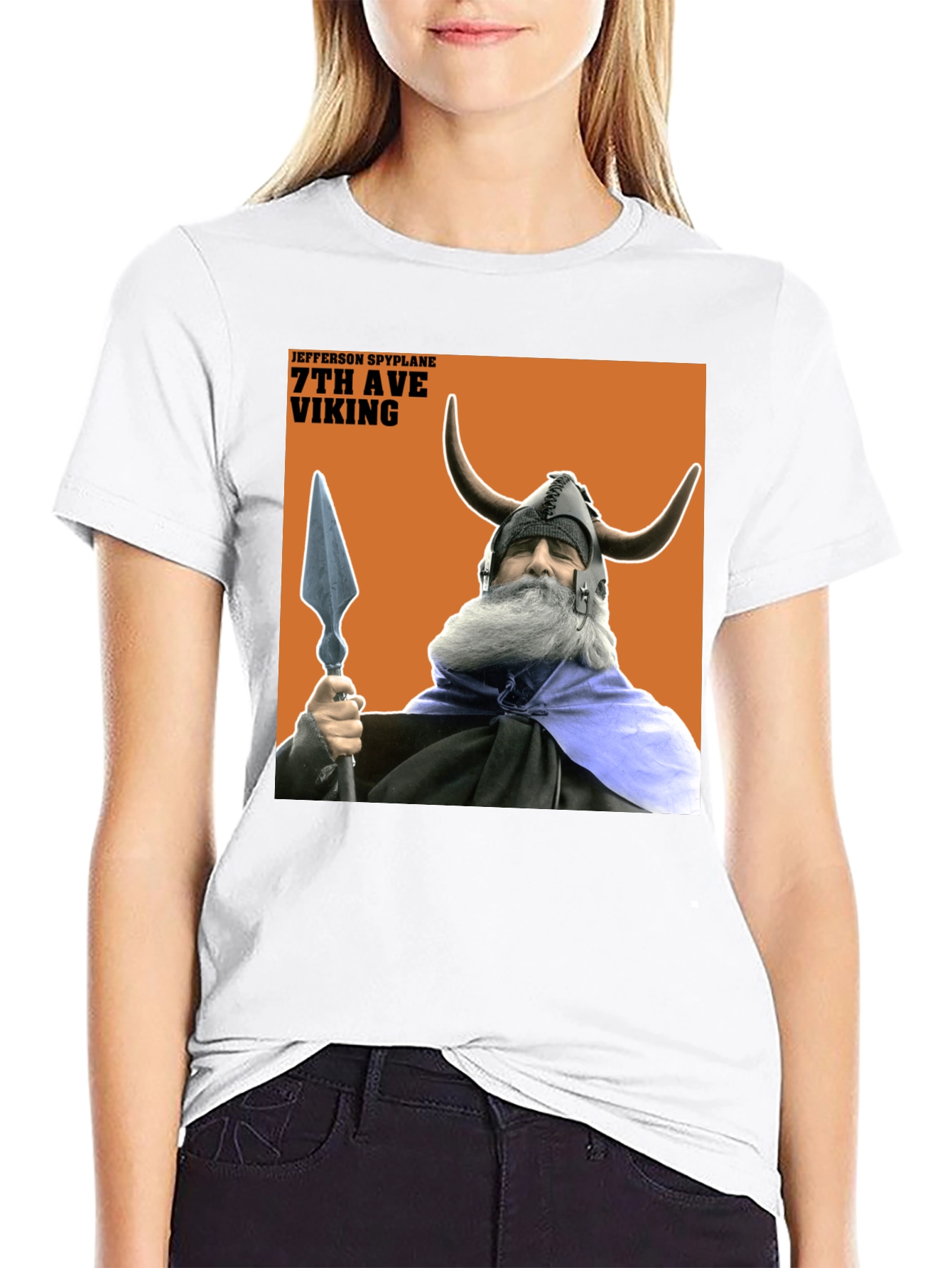 Jefferson Spyplane 7th Ave Viking Black T-Shirt