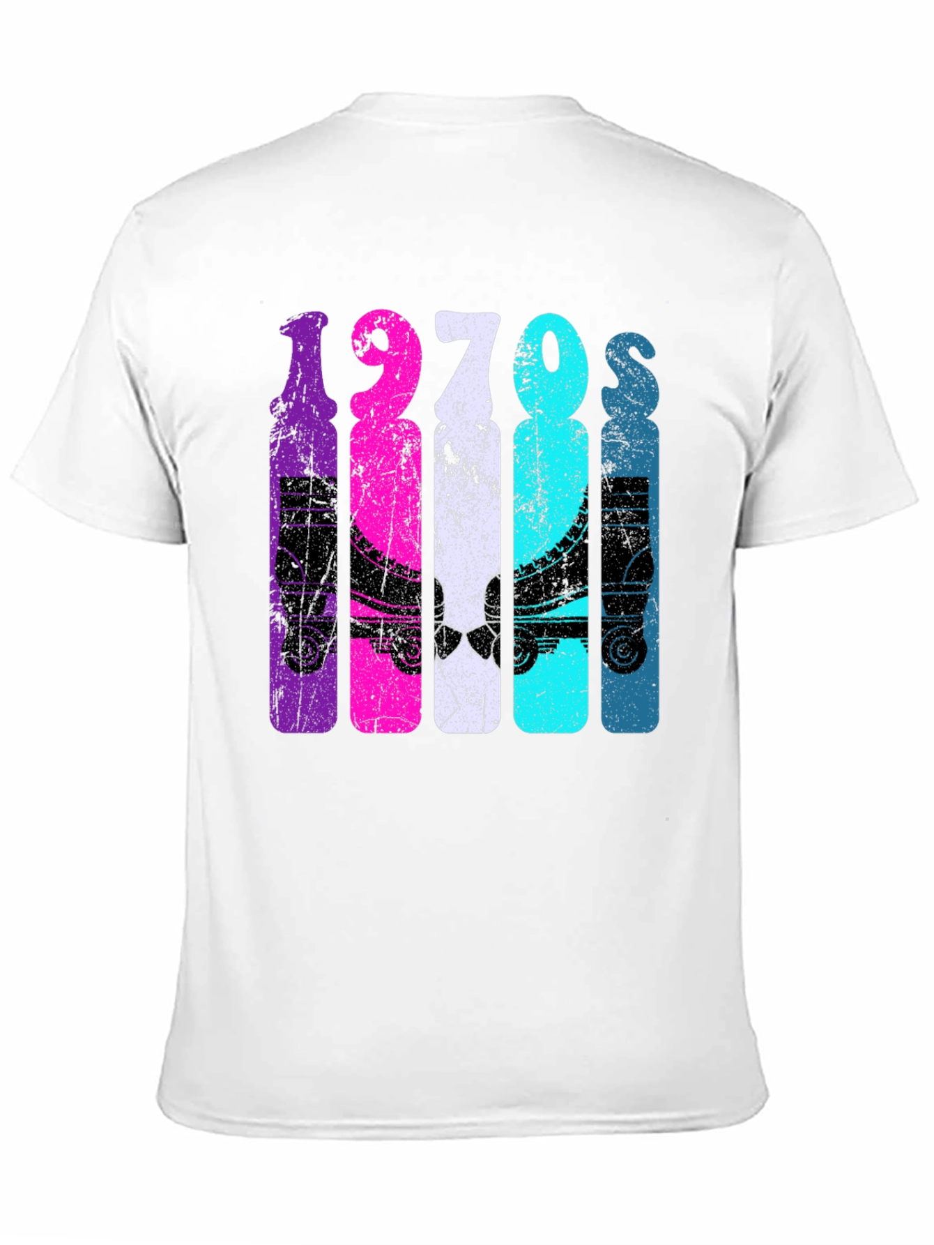 Retro 1970s Roller Skate T-Shirt