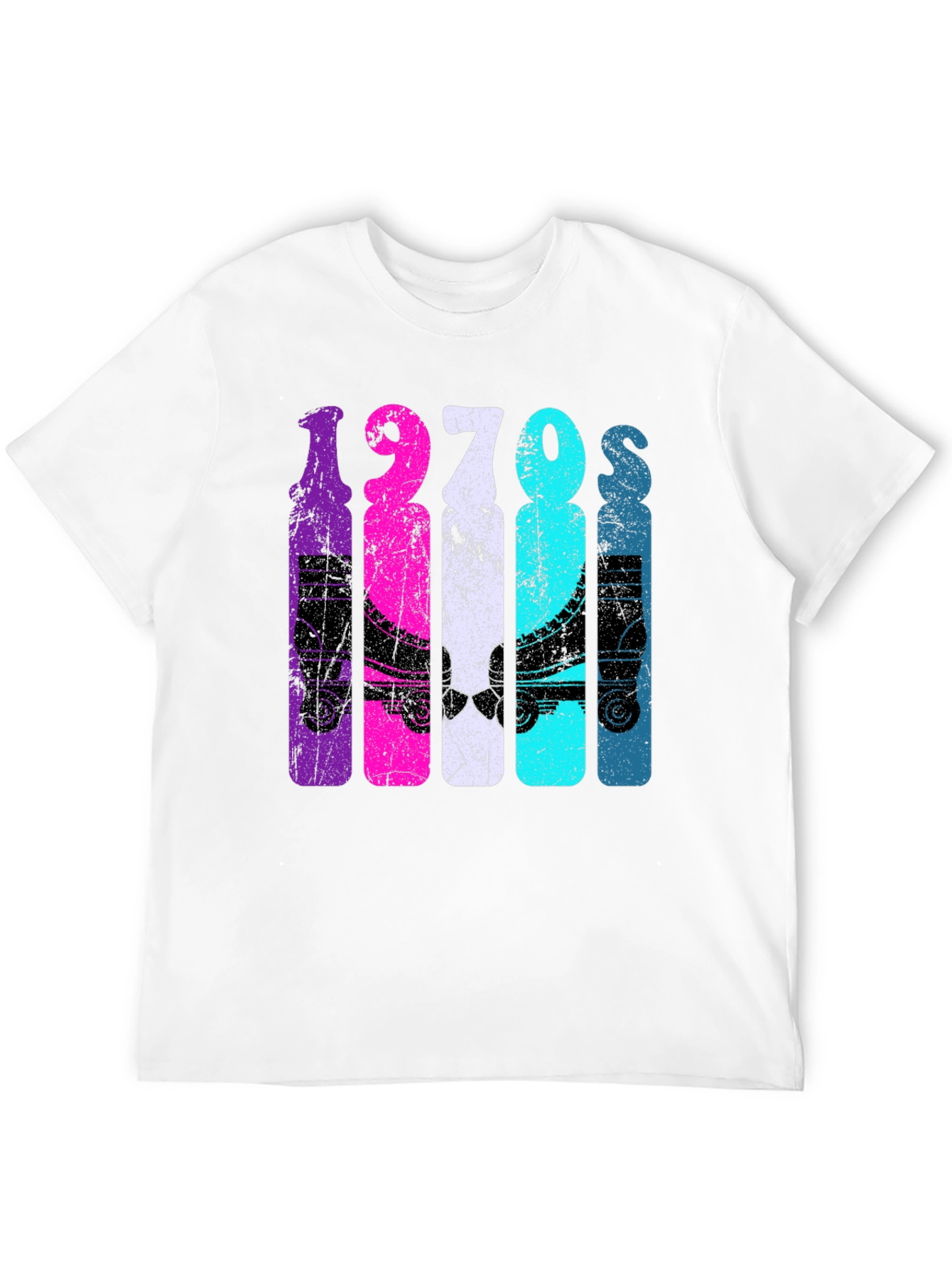 Retro 1970s Roller Skate T-Shirt
