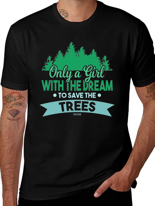 Save the Trees Graphic Tee - Nature Lover Shirt