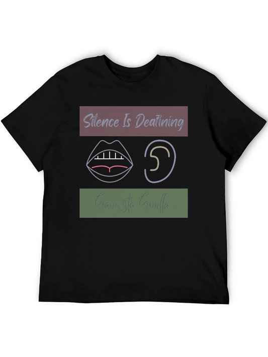 Silence Is Deatining Graphic Tee