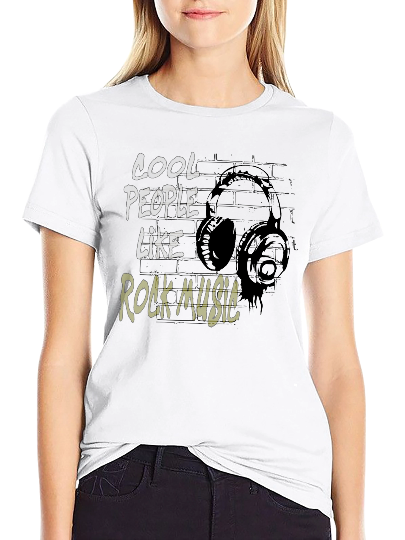 Cool People Like Rock Music T-Shirt