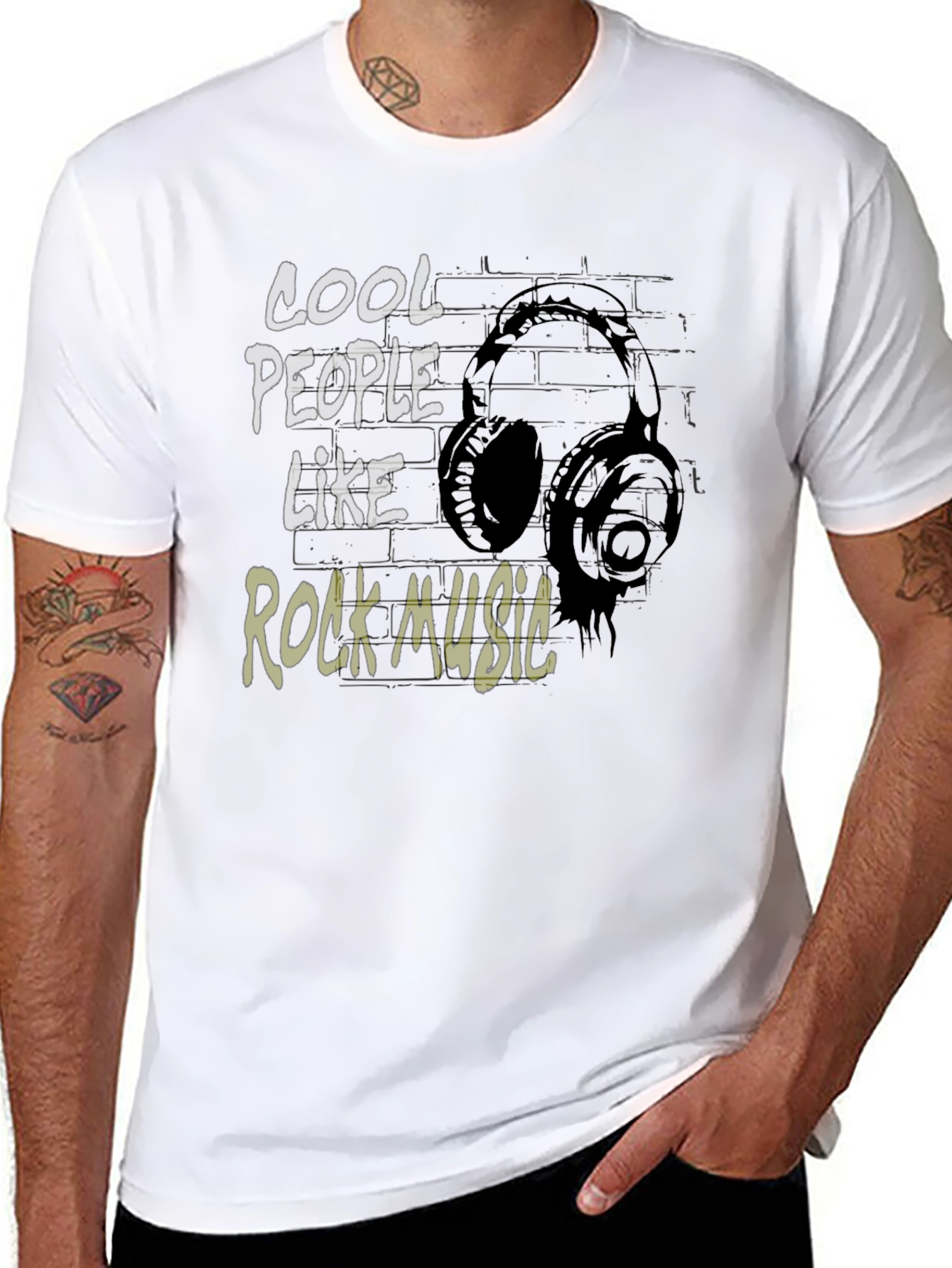 Cool People Like Rock Music T-Shirt