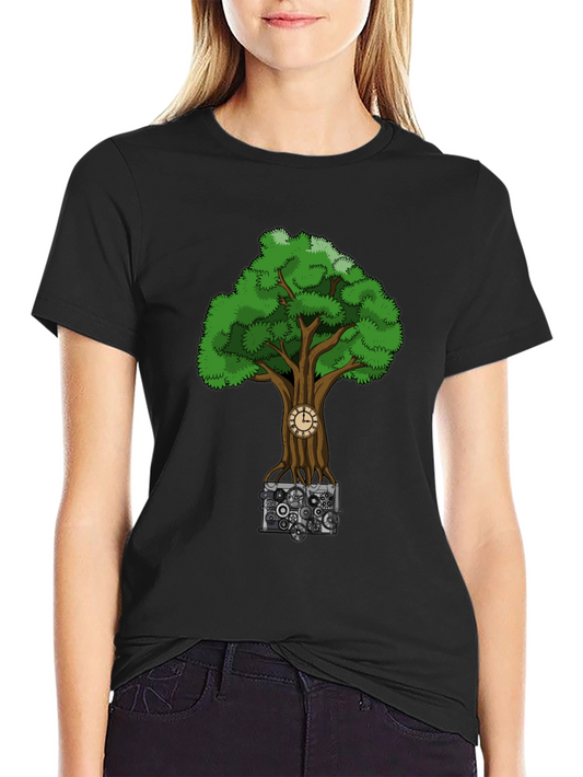 Steampunk Tree Gears T-Shirt