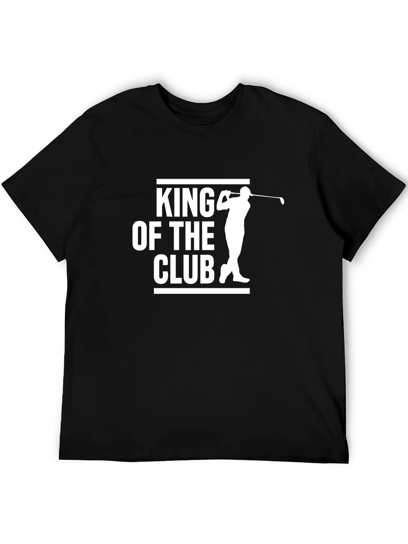 King of the Club Golf T-Shirt - Black