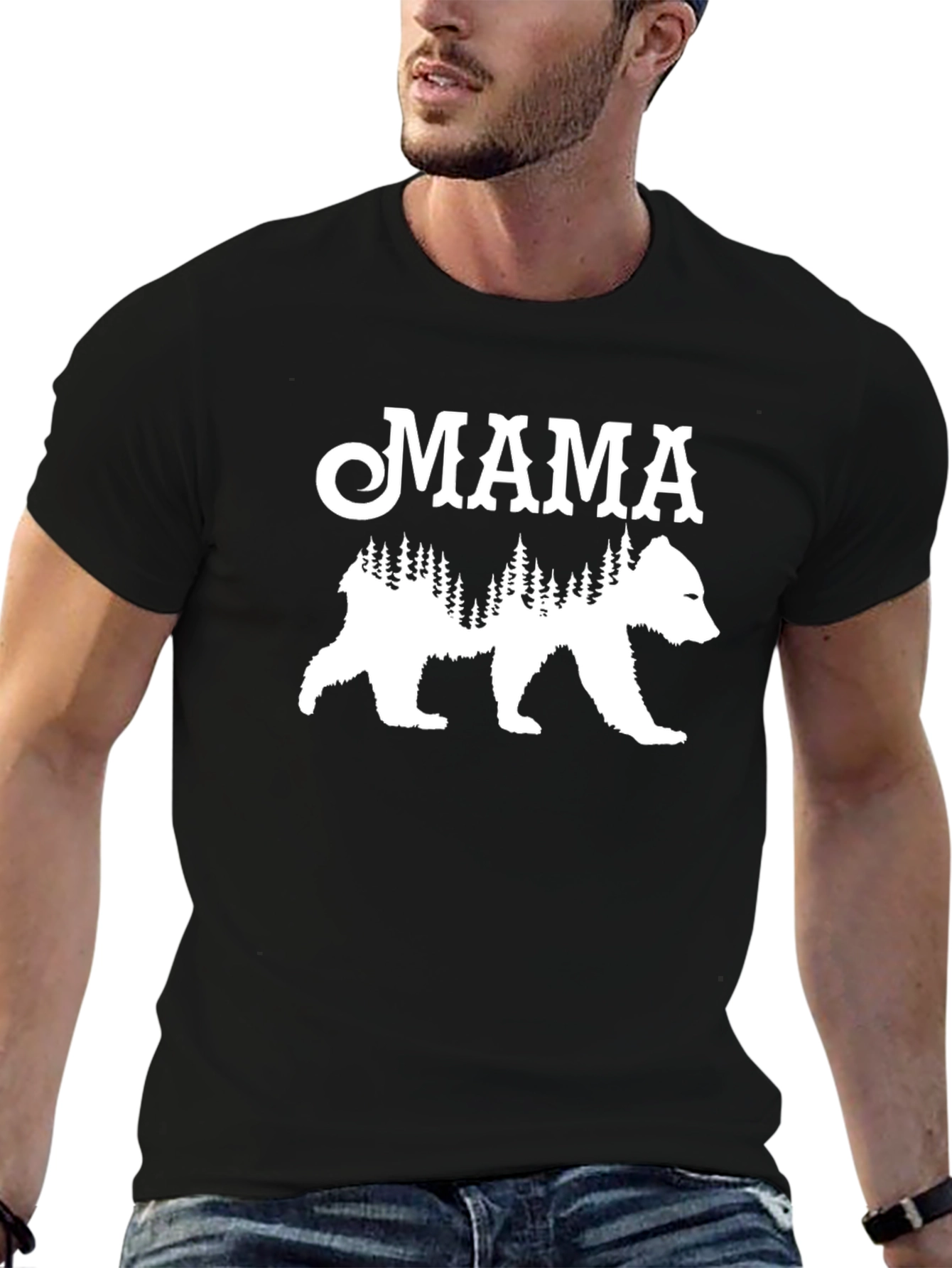 Mama Bear Graphic Tee - Nature Lovers T-Shirt