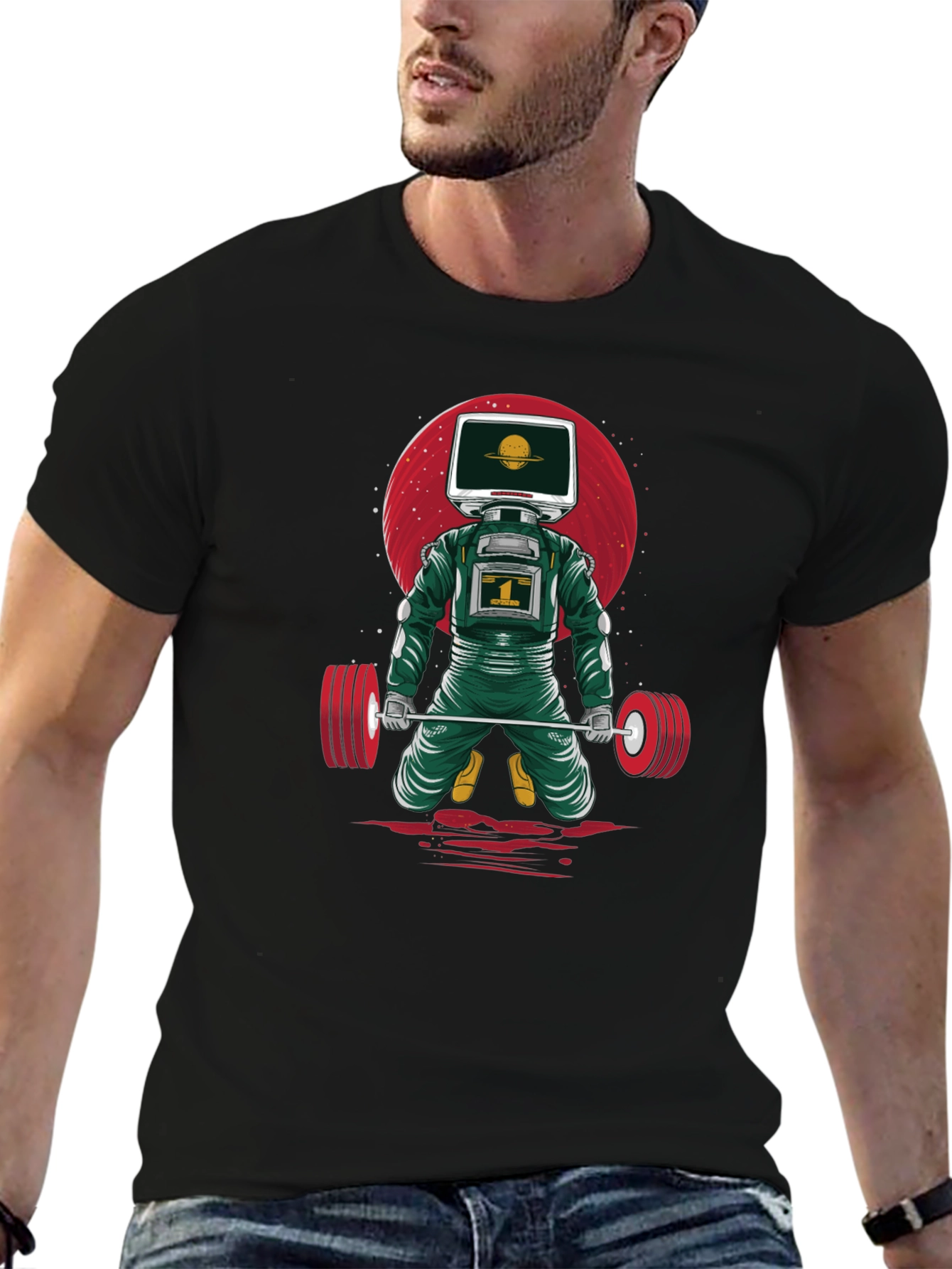 Astronaut Gym T-Shirt
