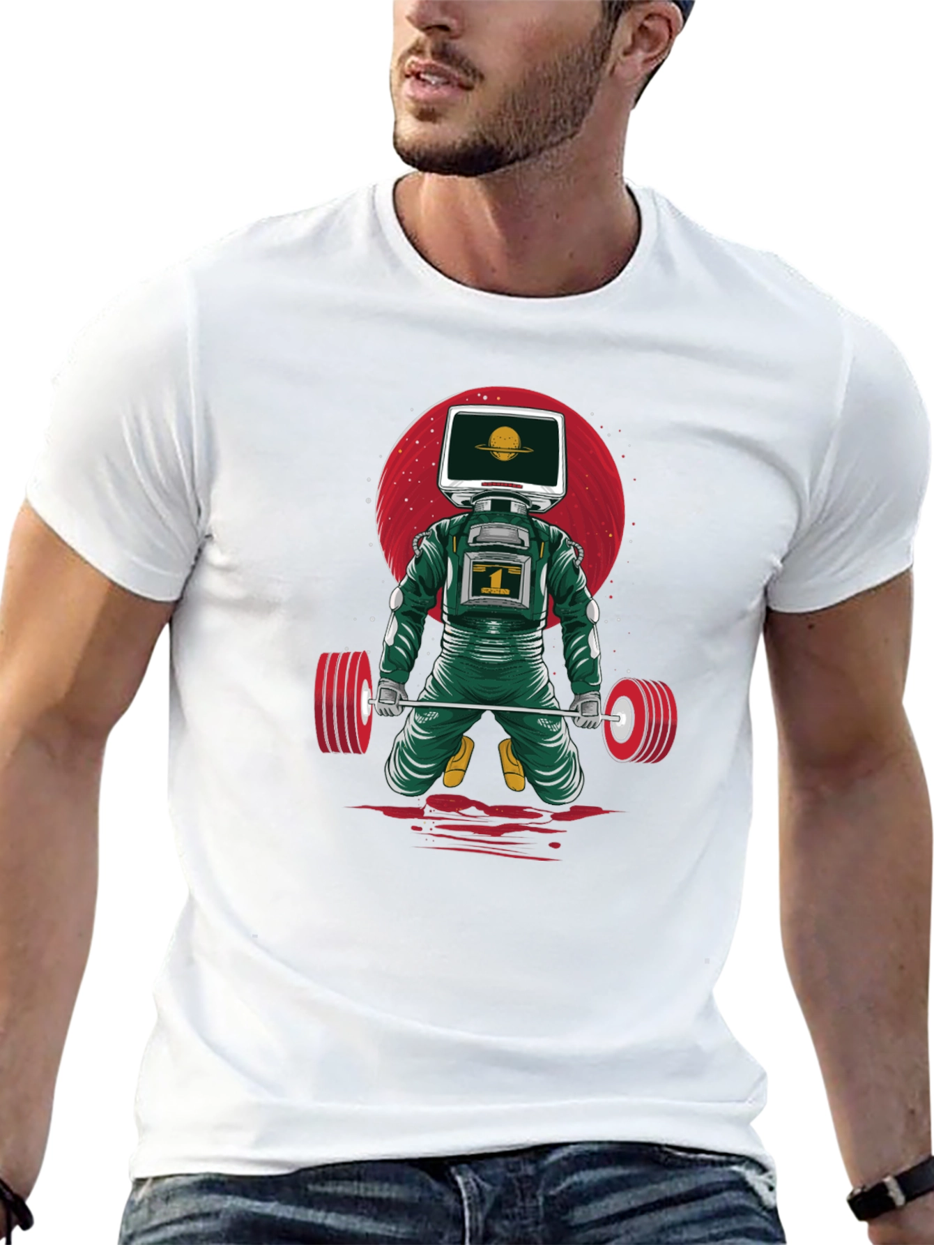 Astronaut Gym T-Shirt