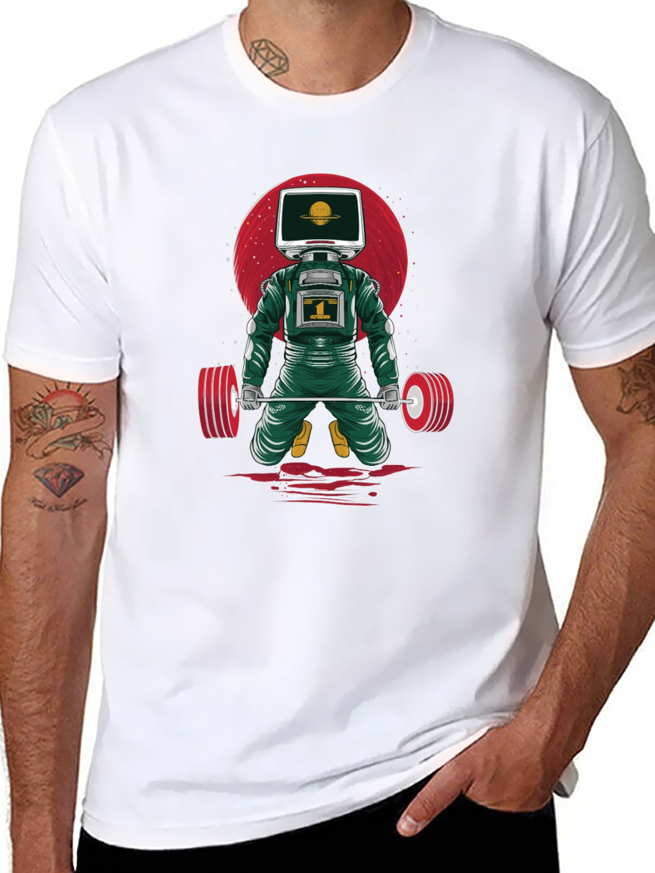 Astronaut Gym T-Shirt