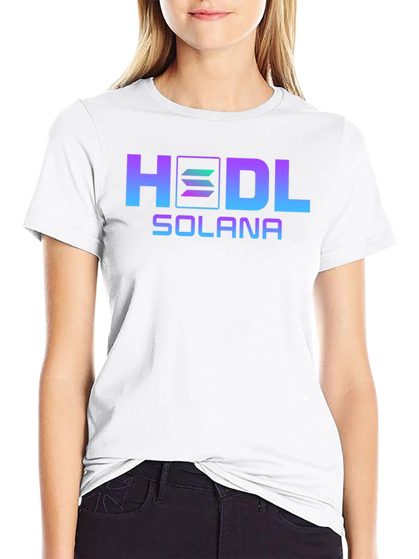HODL Solana Crypto T-Shirt - Trendy Design