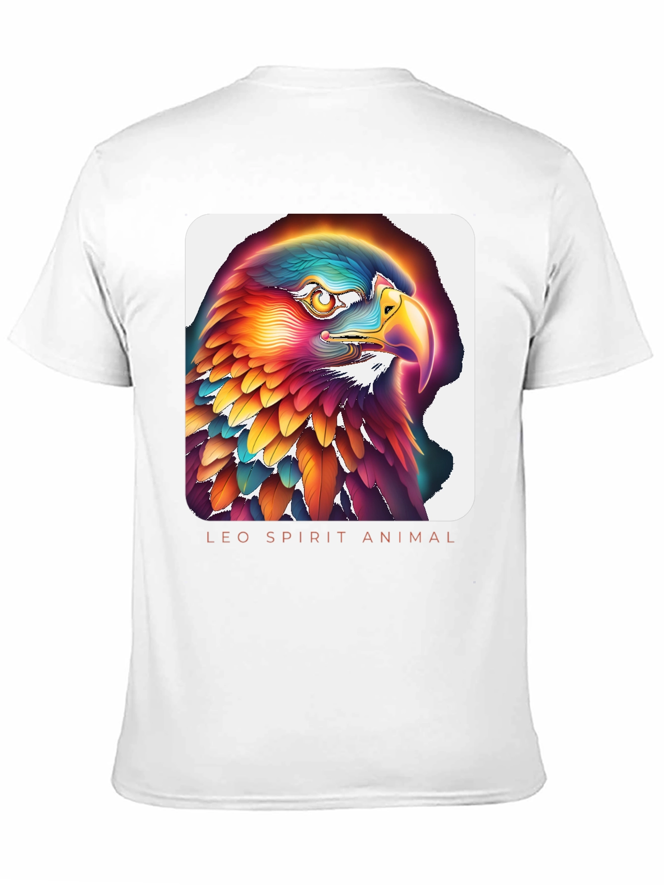 Leo Spirit Animal Eagle Graphic T-Shirt