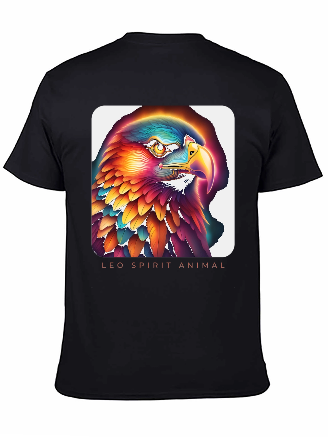Leo Spirit Animal Eagle Graphic T-Shirt