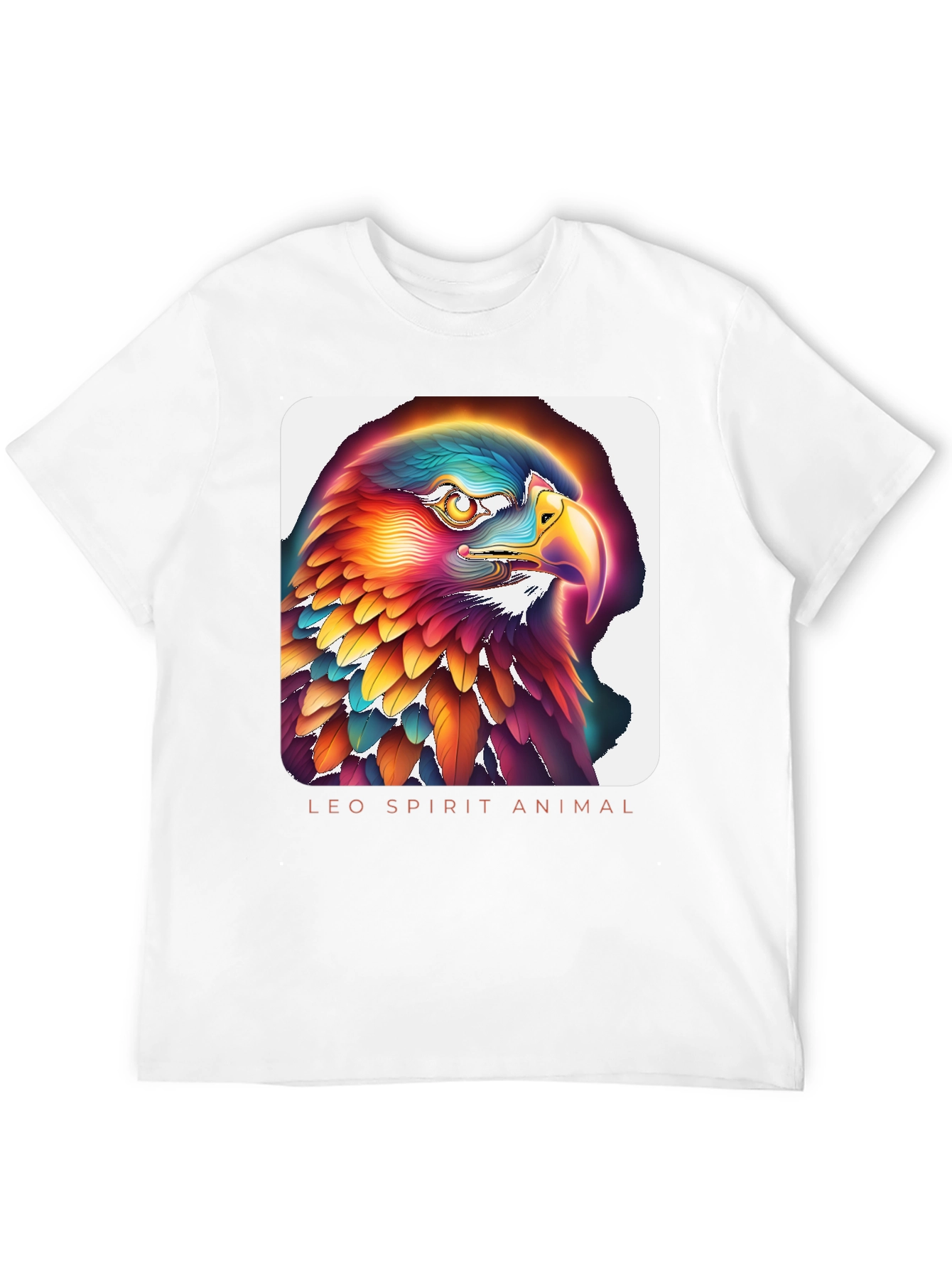 Leo Spirit Animal Eagle Graphic T-Shirt