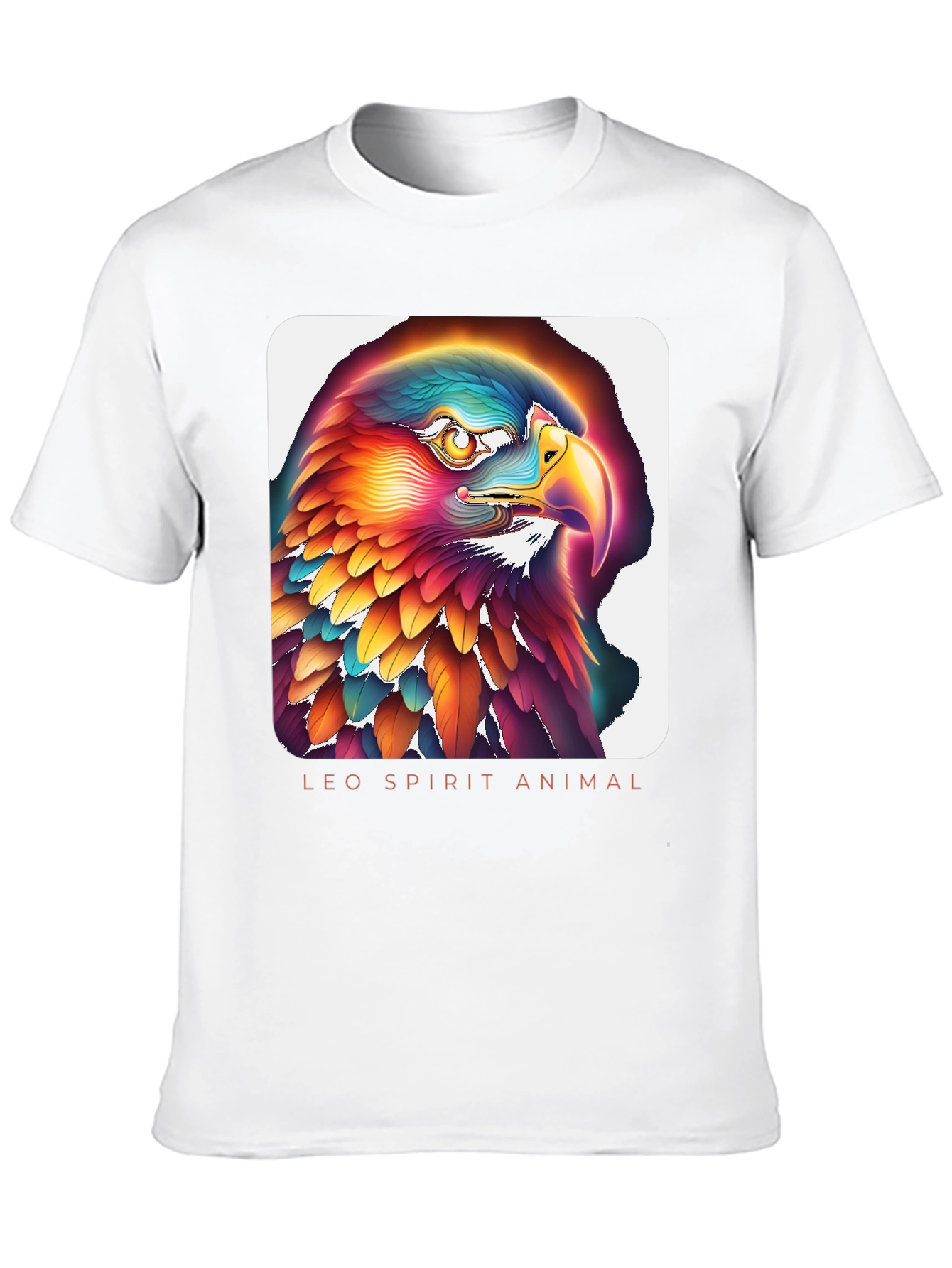 Leo Spirit Animal Eagle Graphic T-Shirt