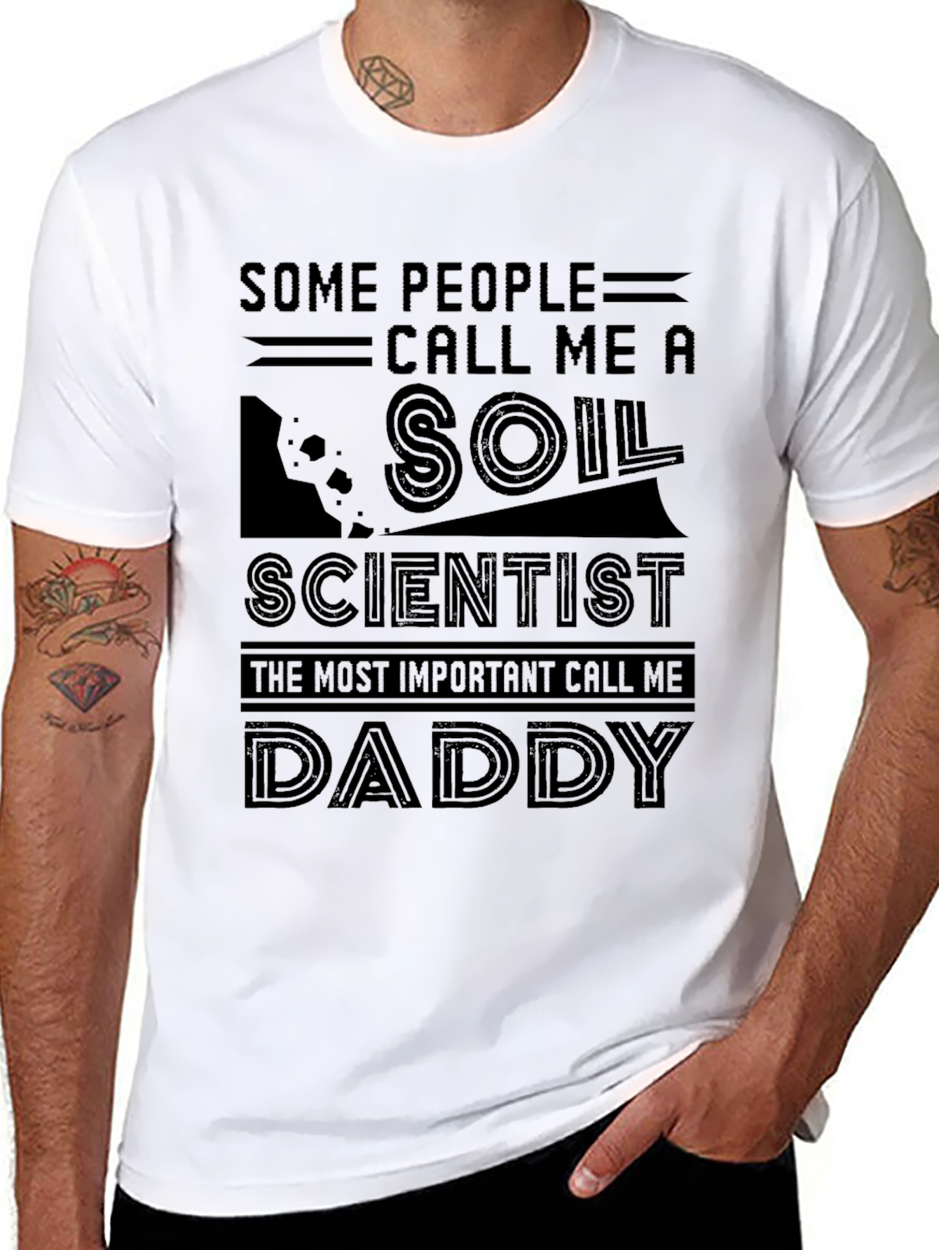 Soil Scientist Daddy Graphic Tee