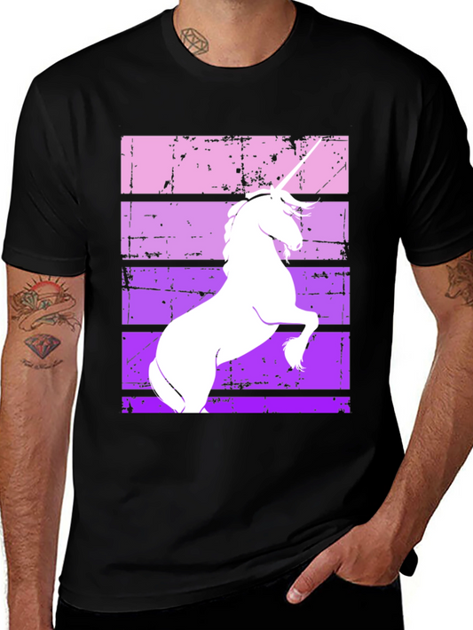 Unicorn Graphic T-Shirt - Vintage Style