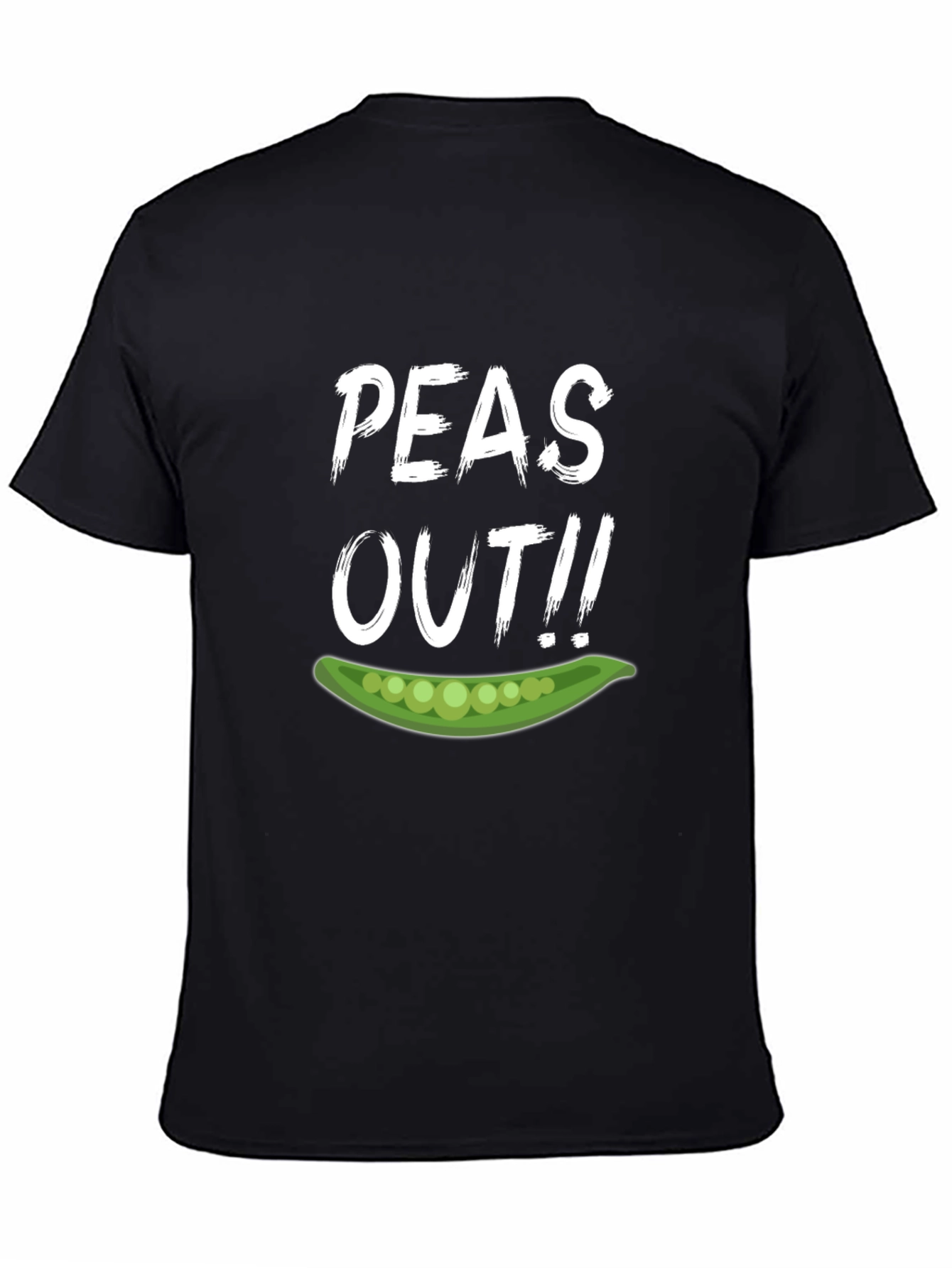 Peas Out Graphic T-Shirt - Funny Novelty Tee