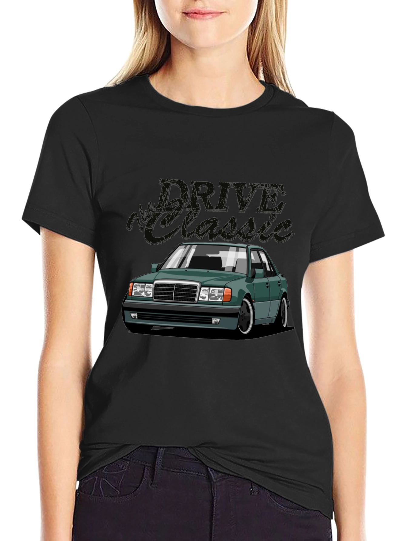 Classic Car Graphic Tee -  Drive in Style!