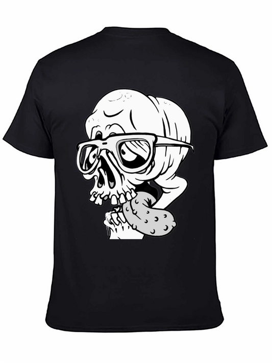 Skull with Pickle Graphic Tee