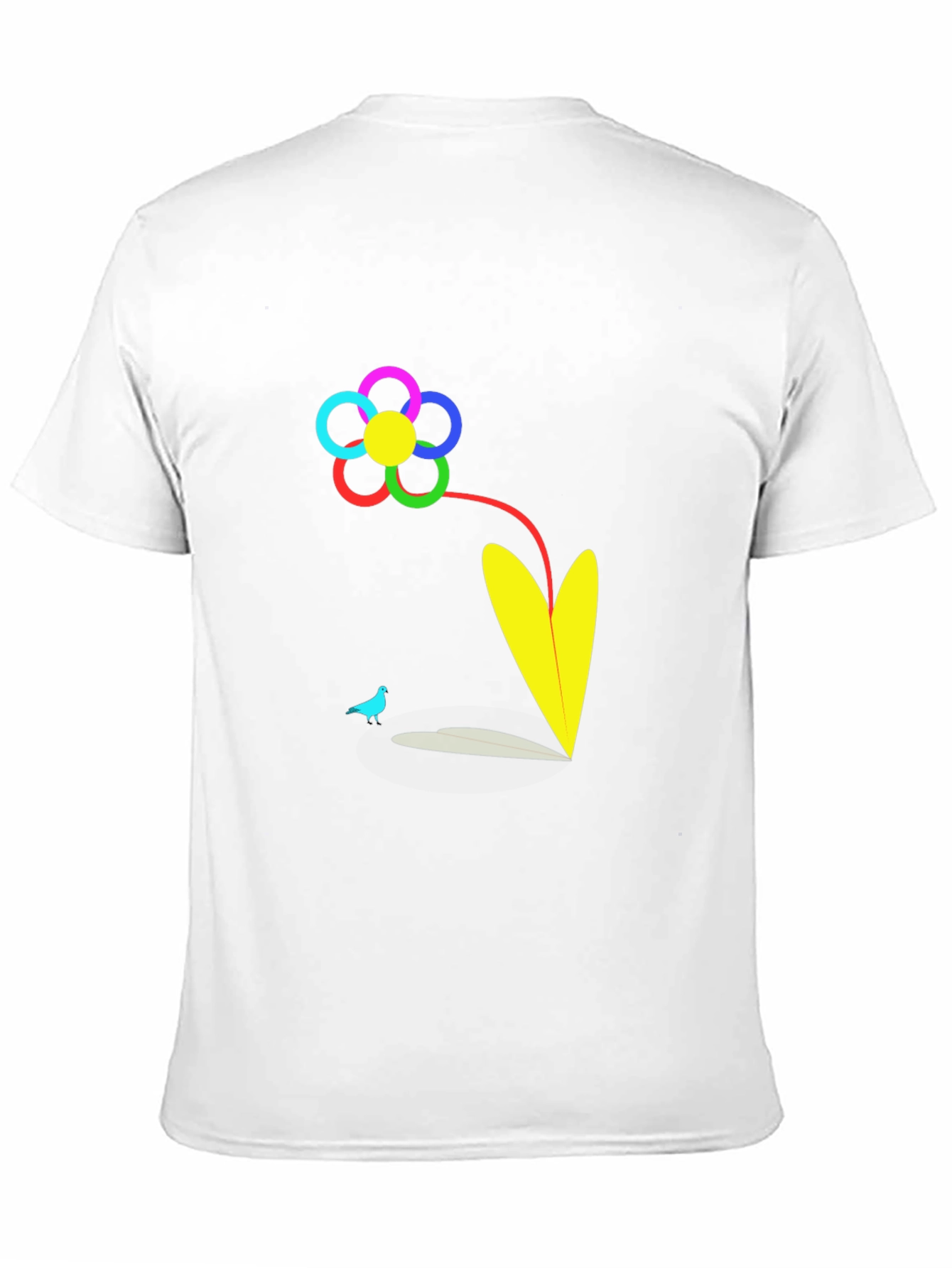 Vibrant Flower Graphic T-Shirt