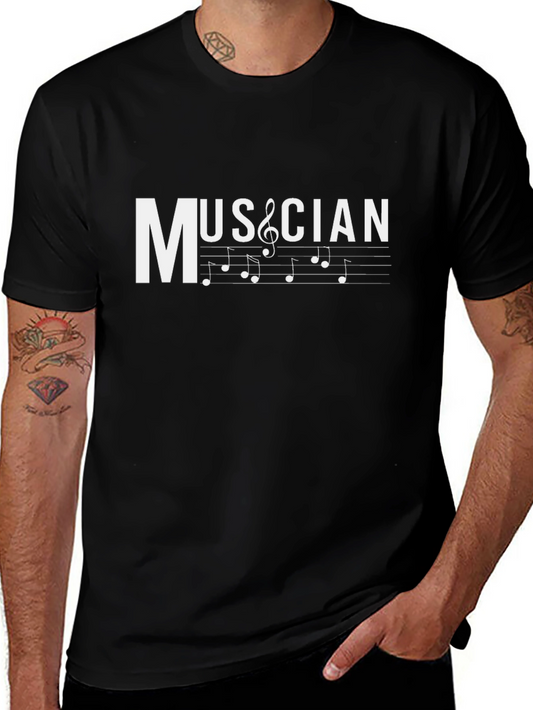 Musician Graphic T-Shirt - Music Lover Tee