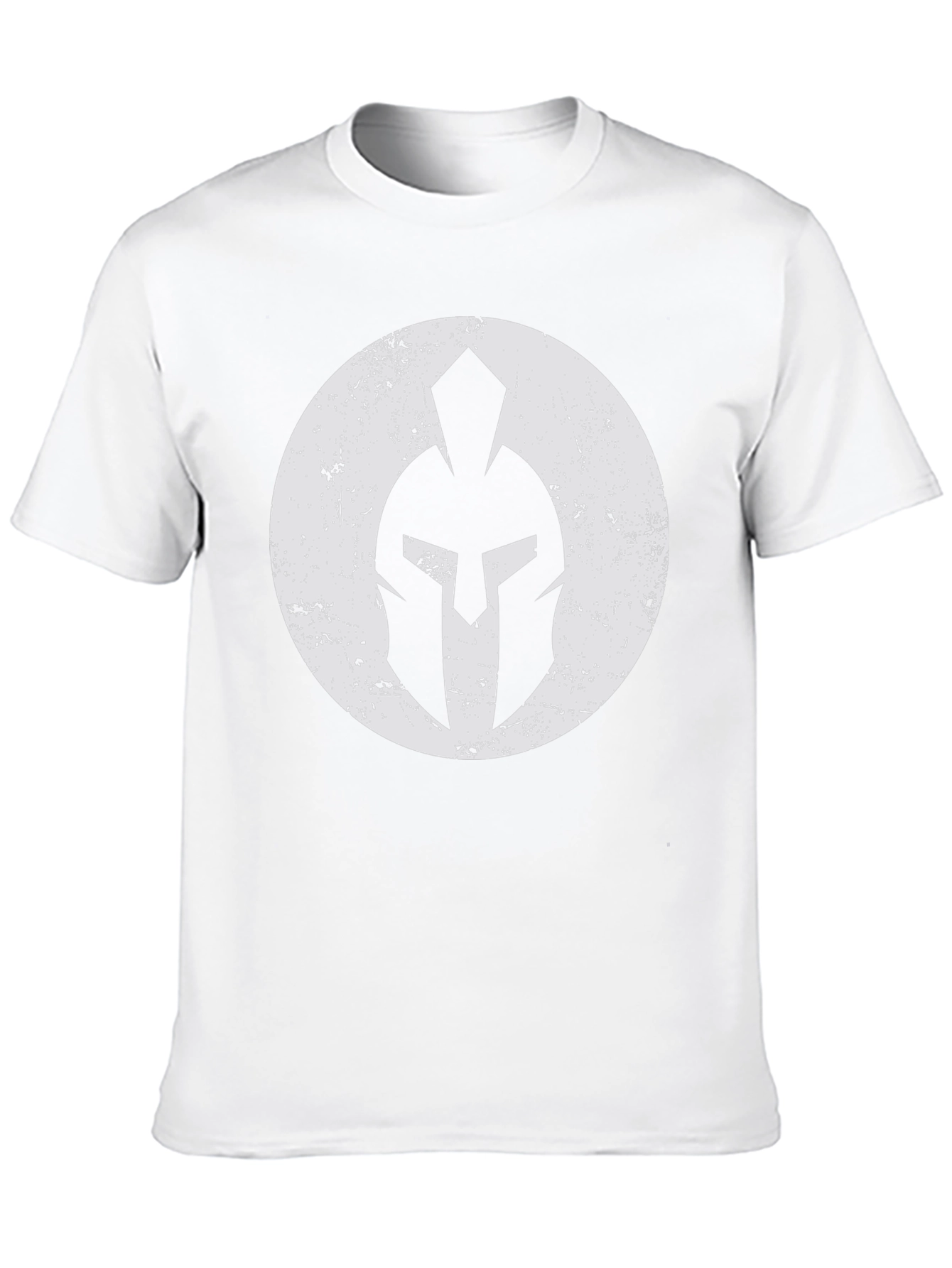 Spartan Helmet Graphic T-Shirt - Black