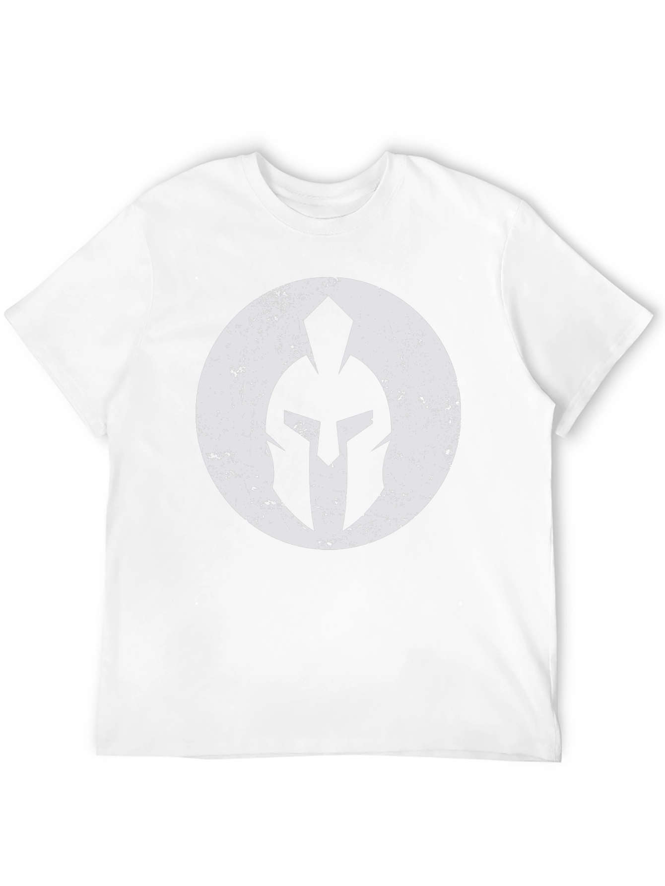 Spartan Helmet Graphic T-Shirt - Black