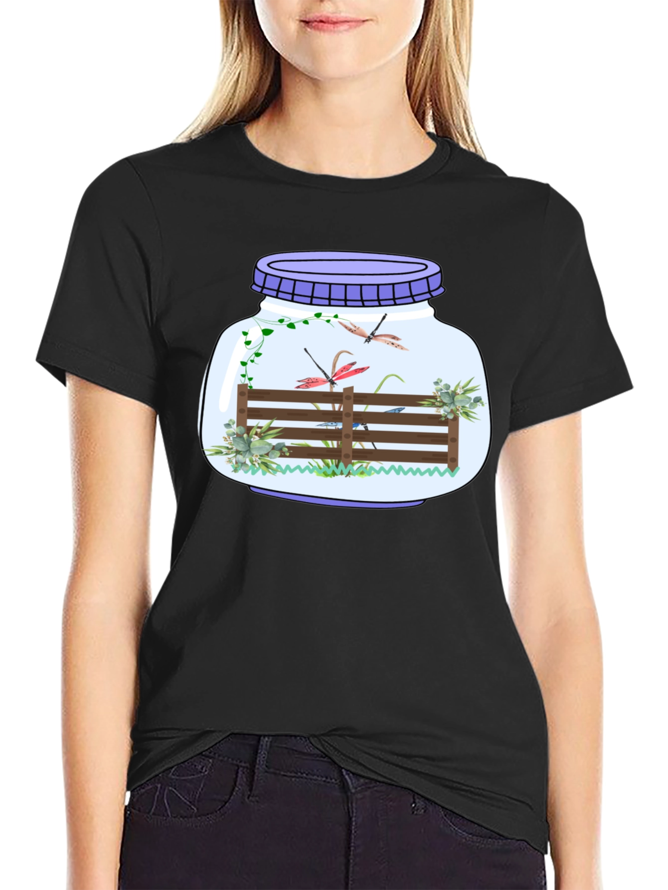 Dragonfly Terrarium Graphic Tee