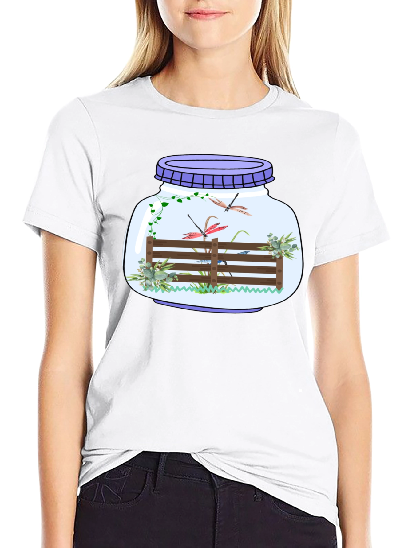 Dragonfly Terrarium Graphic Tee