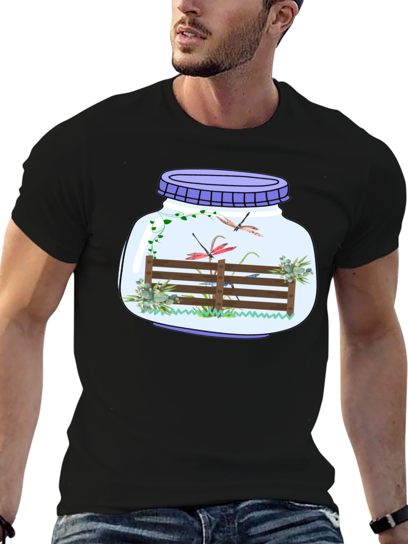 Dragonfly Terrarium Graphic Tee