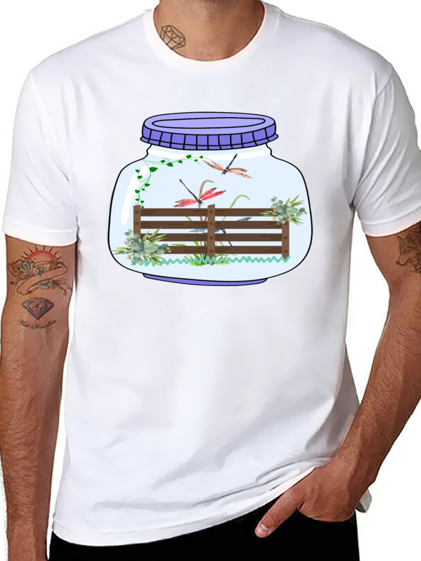Dragonfly Terrarium Graphic Tee
