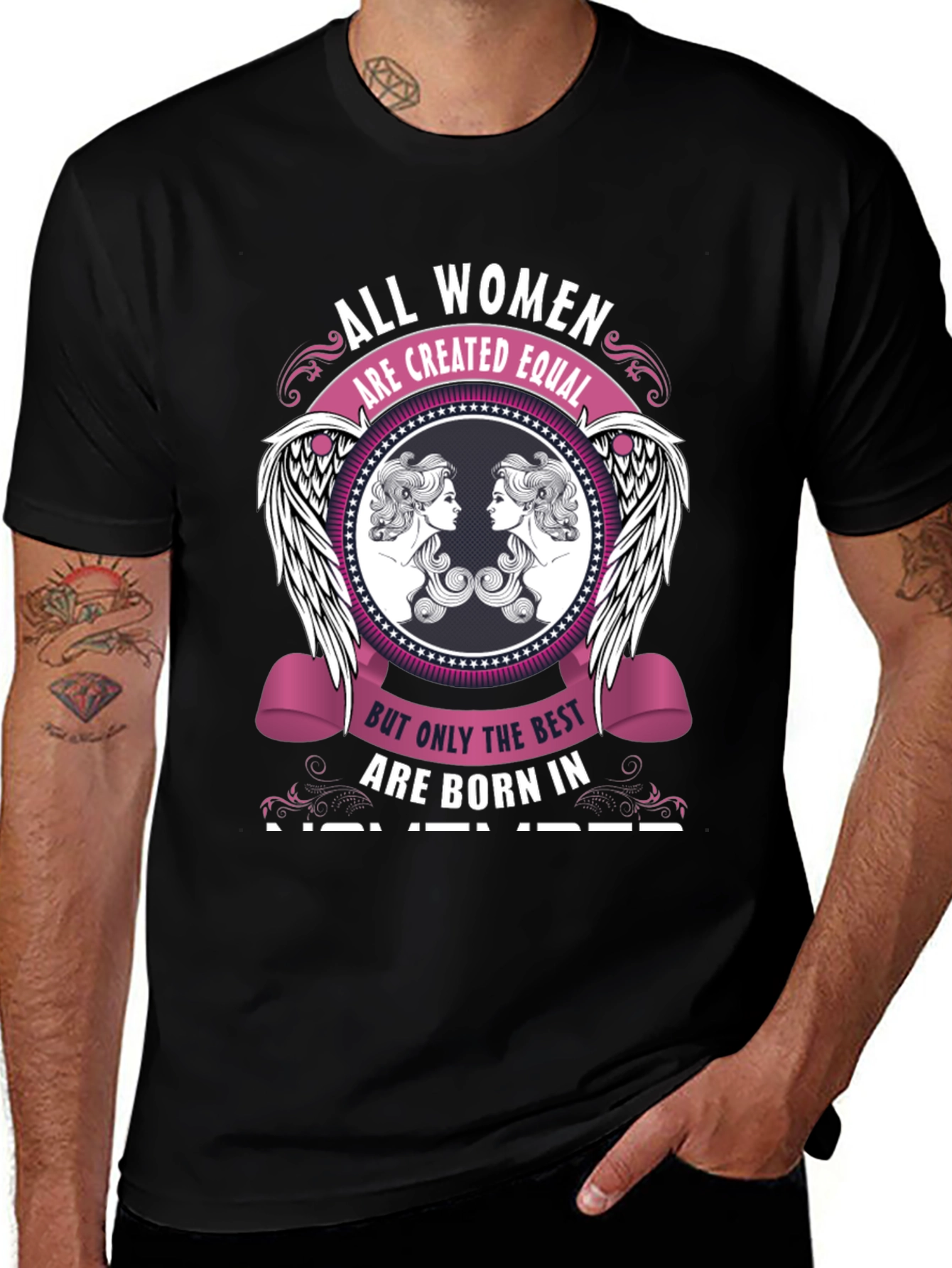 All Women Created Equal November Birthday Shirt
