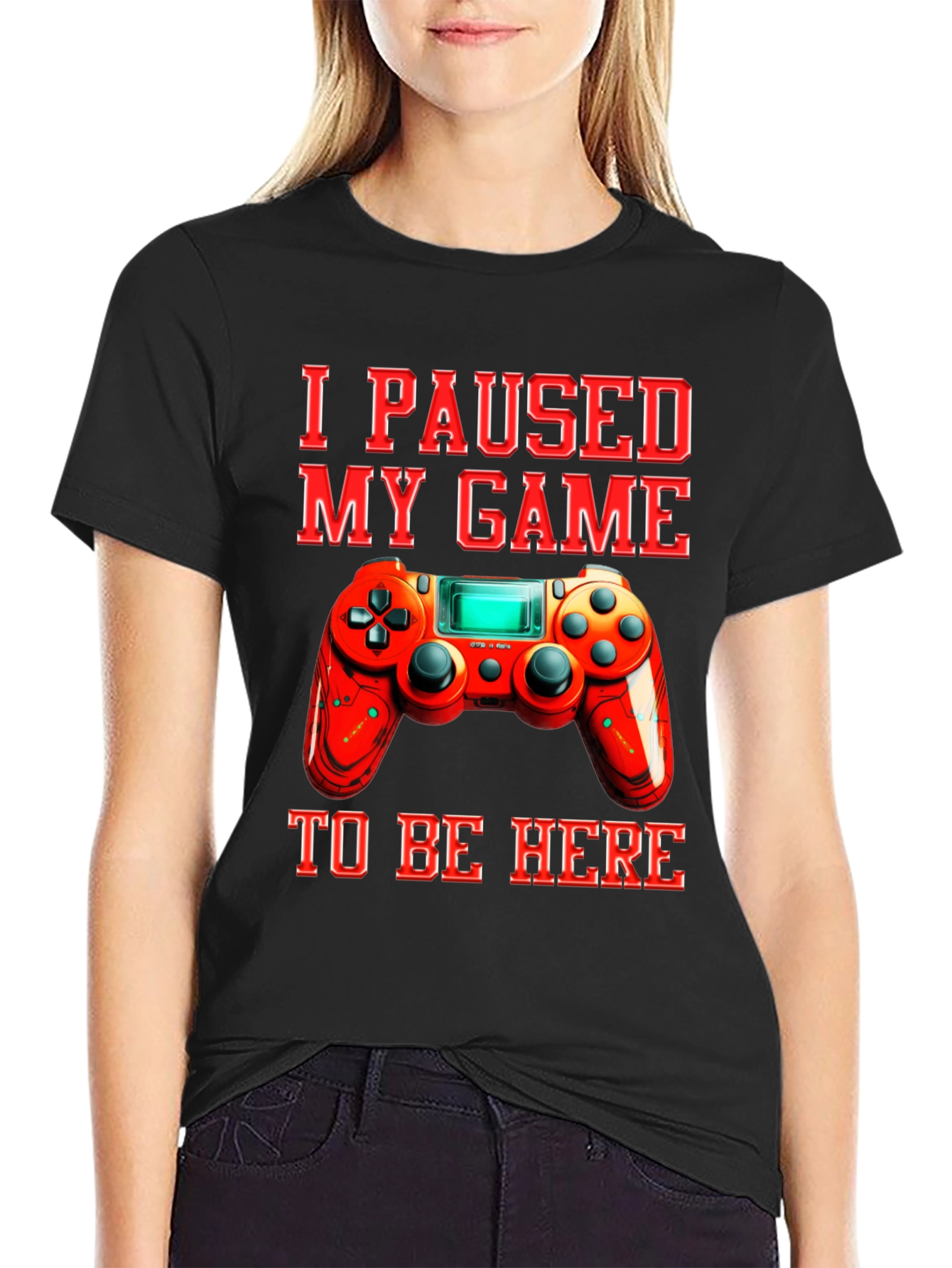 I Paused My Game to Be Here Graphic Tee