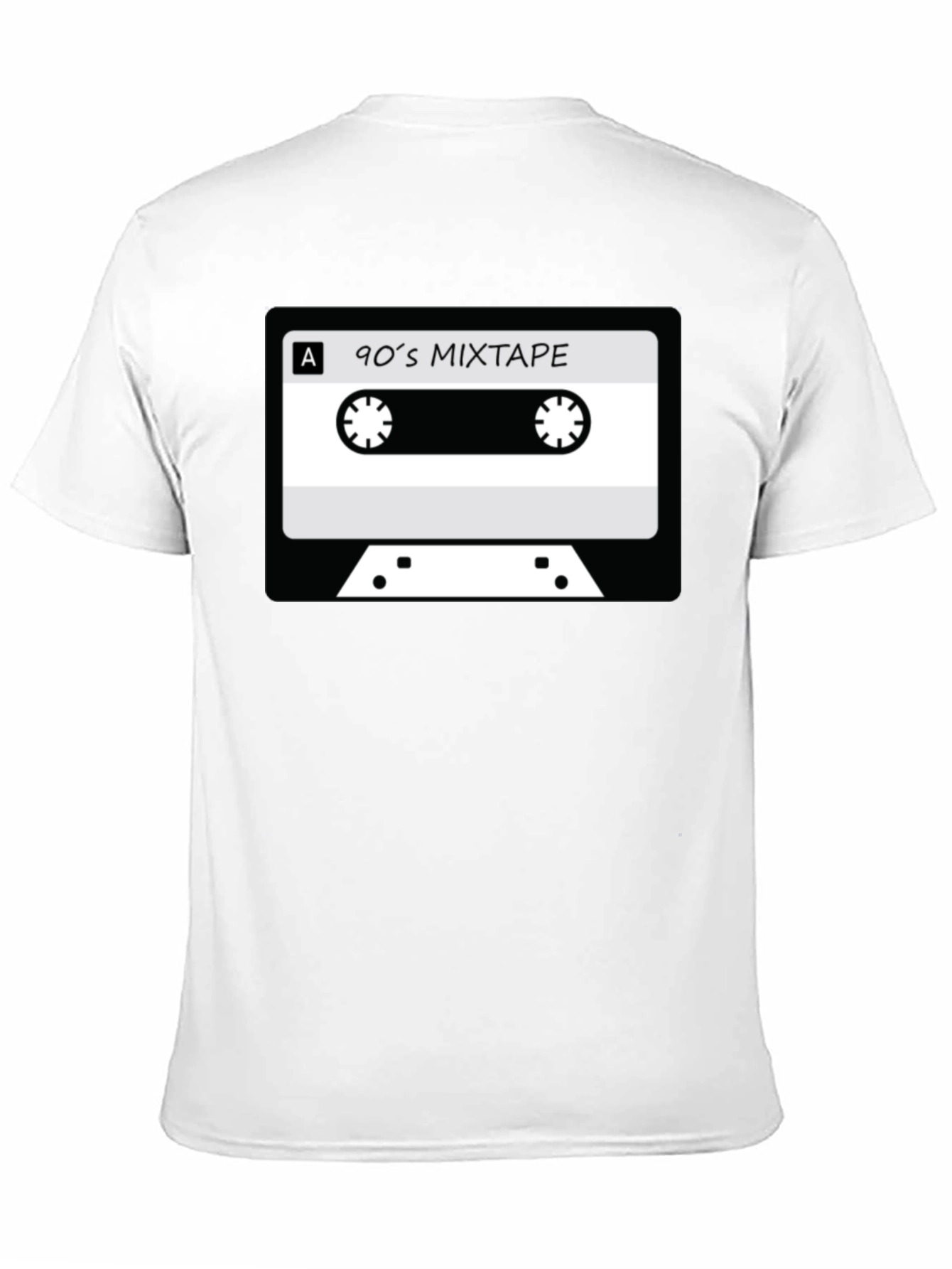 90s Mixtape Graphic Tee - Retro Cassette T-Shirt