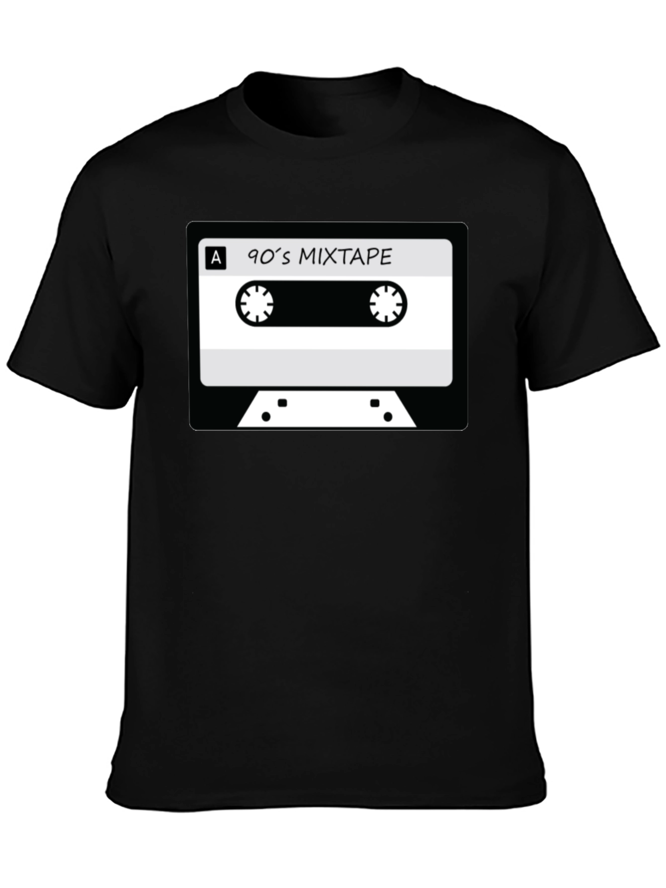 90s Mixtape Graphic Tee - Retro Cassette T-Shirt