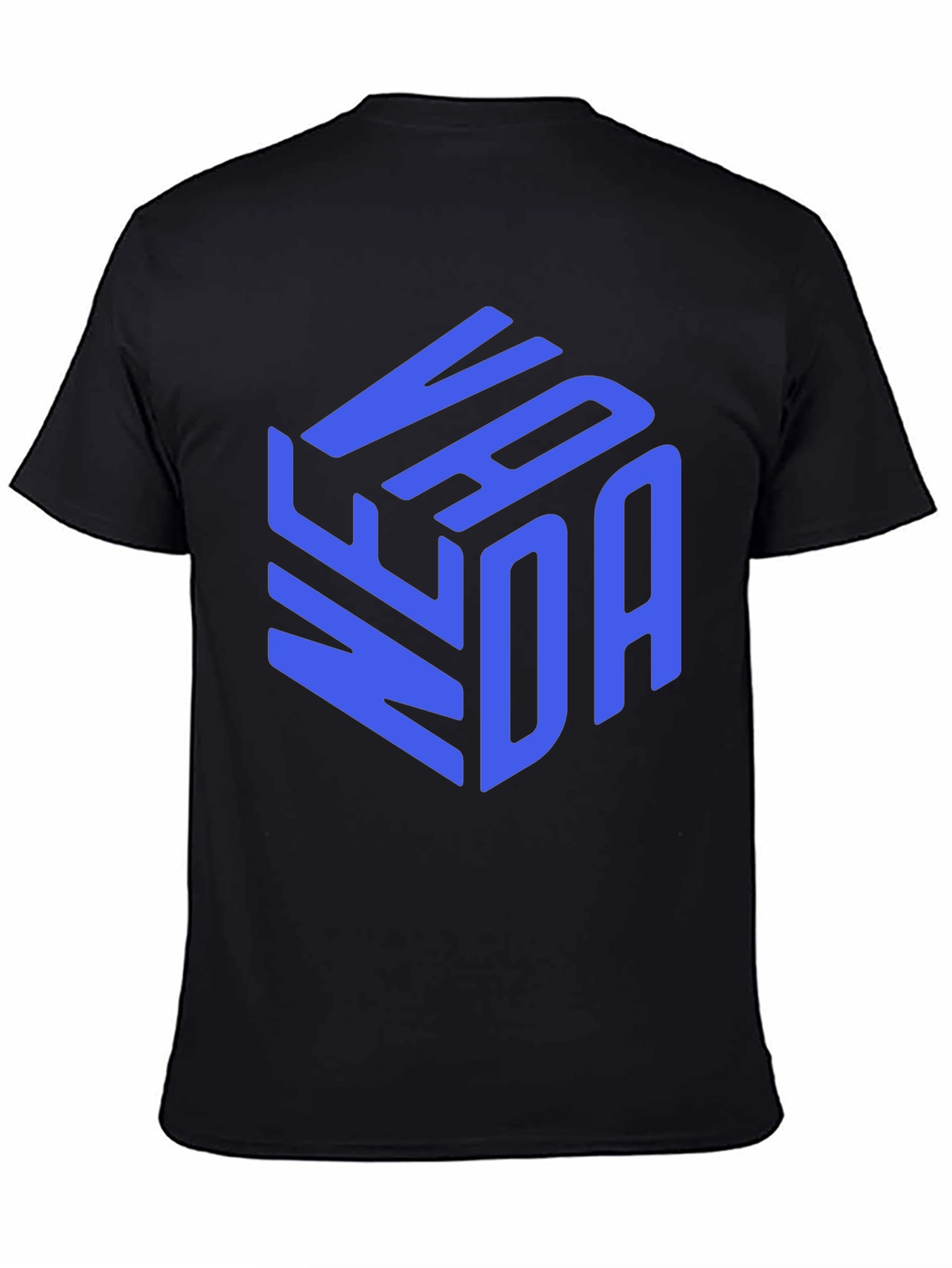 Stylish VANDA Graphic Print Black T-Shirt