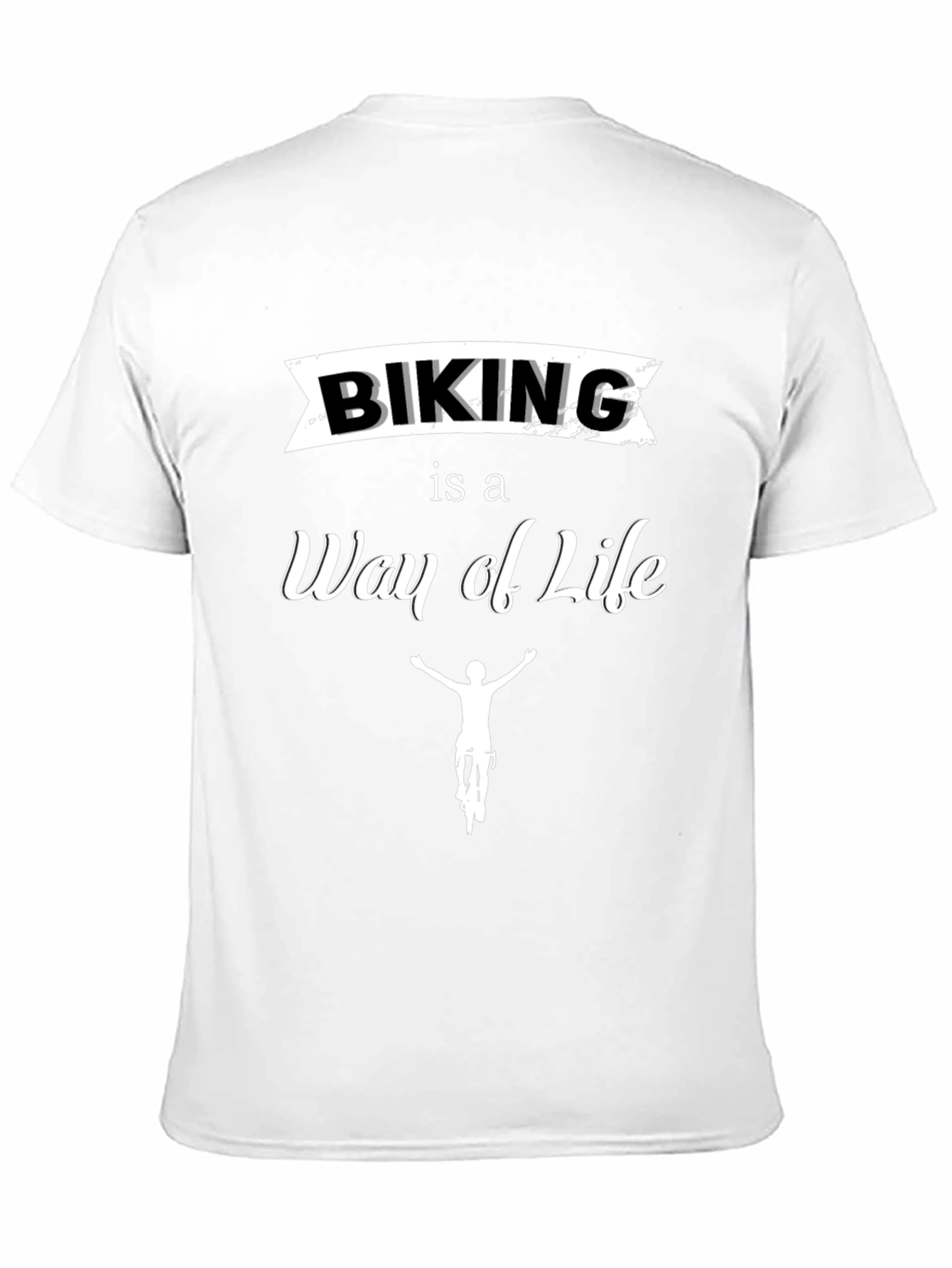 Biking is a Way of Life Black T-Shirt