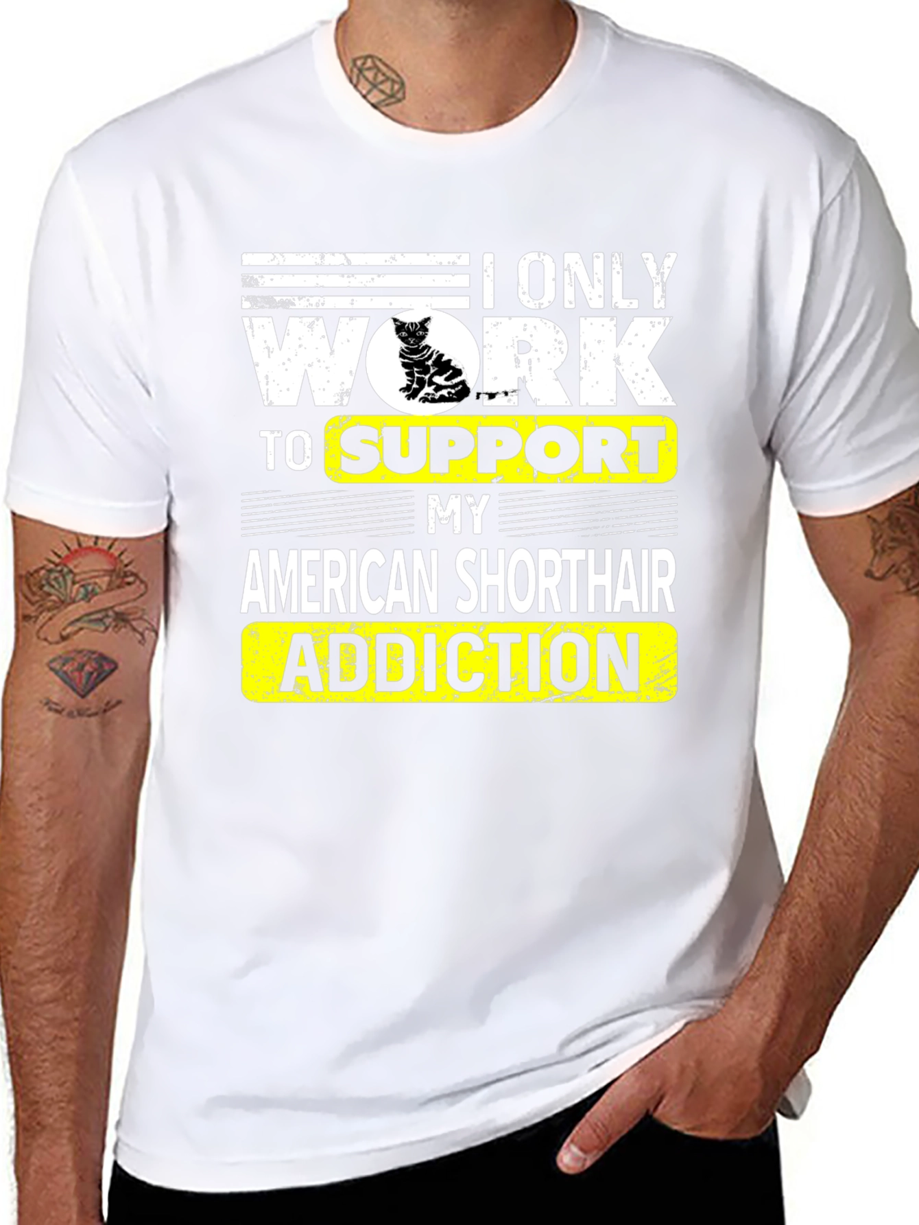 American Shorthair Addiction T-Shirt