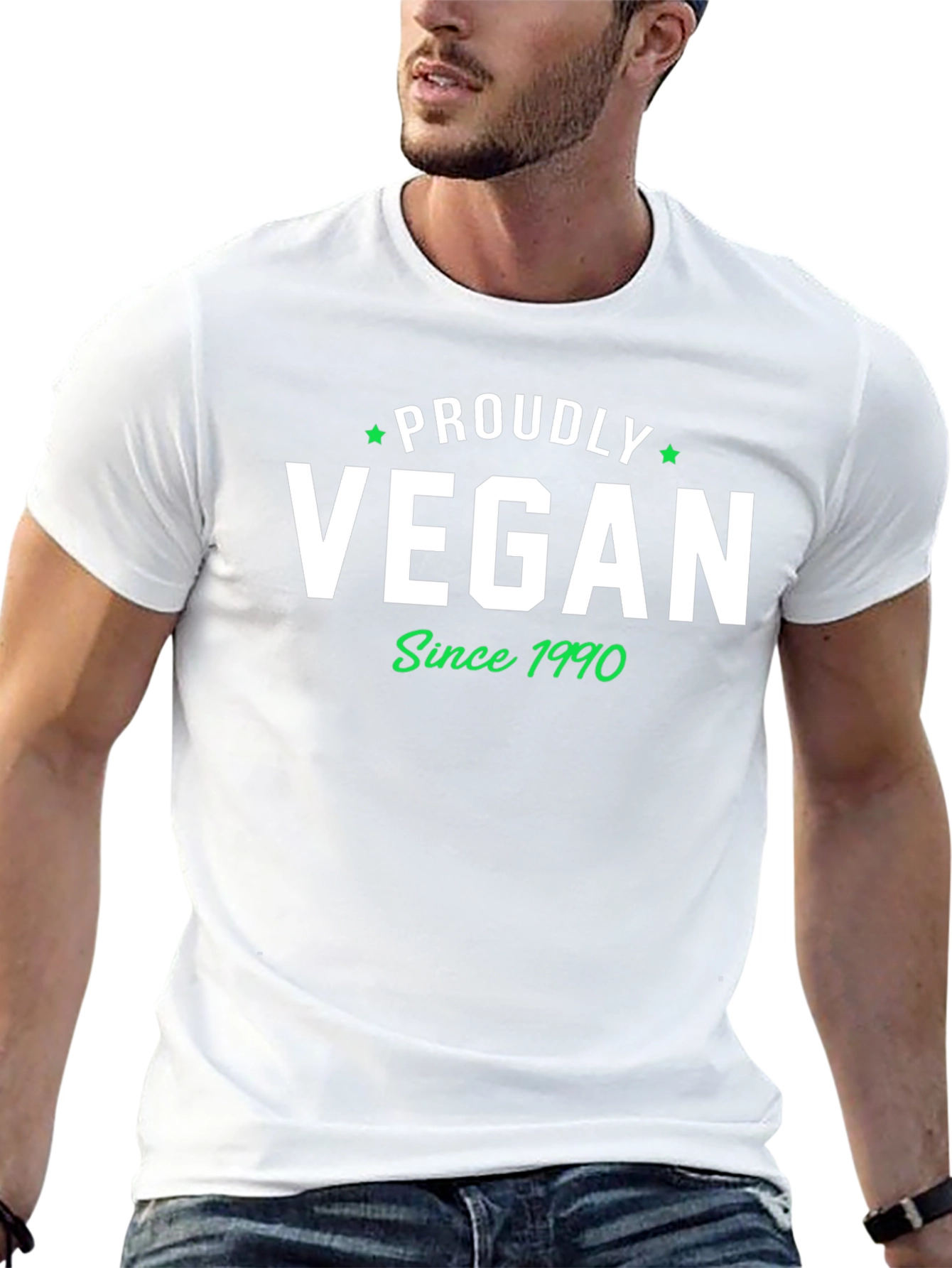Proudly Vegan Since 1990 Graphic T-Shirt