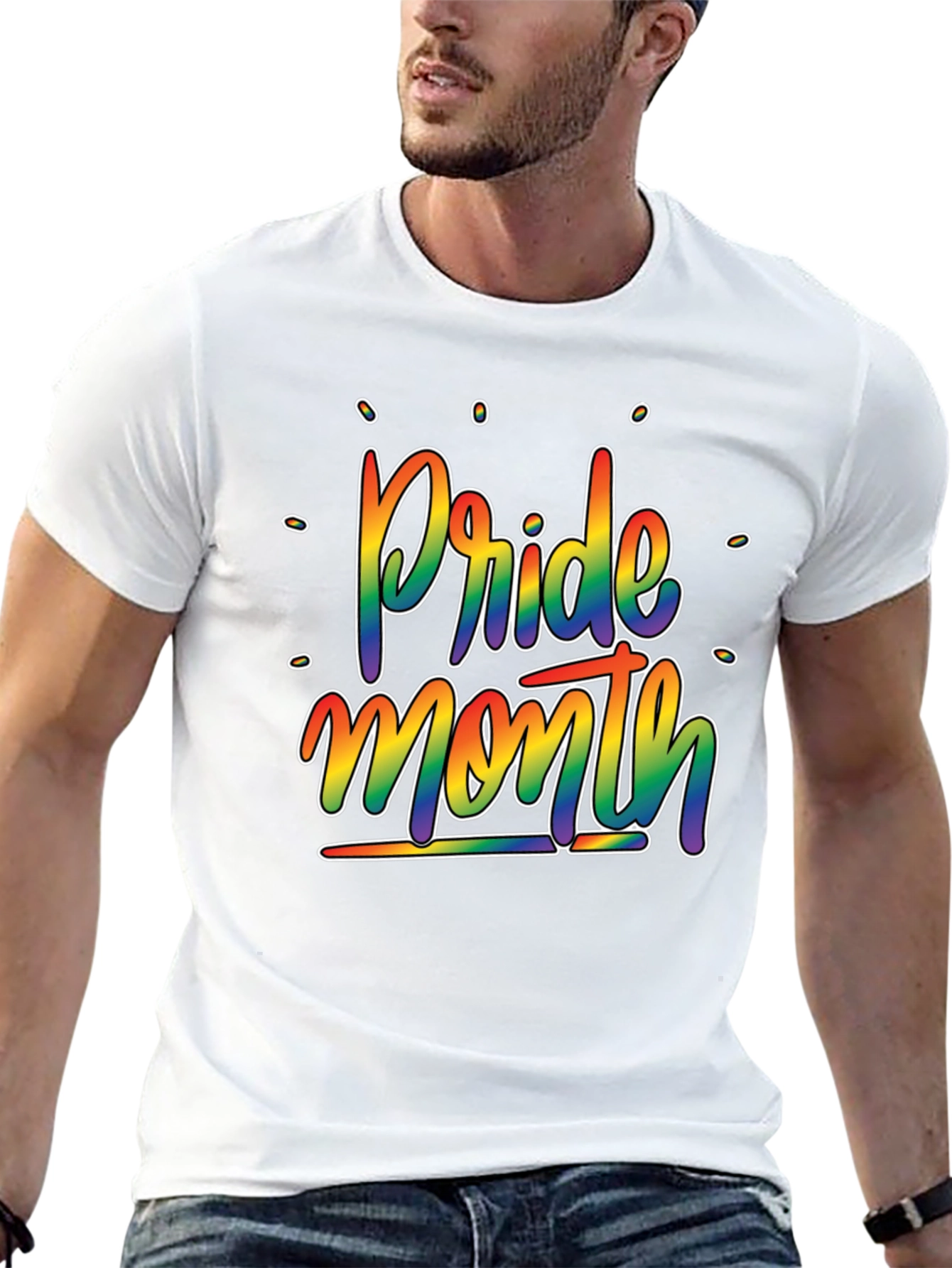 Pride Month Rainbow T-Shirt - LGBTQ+ Apparel