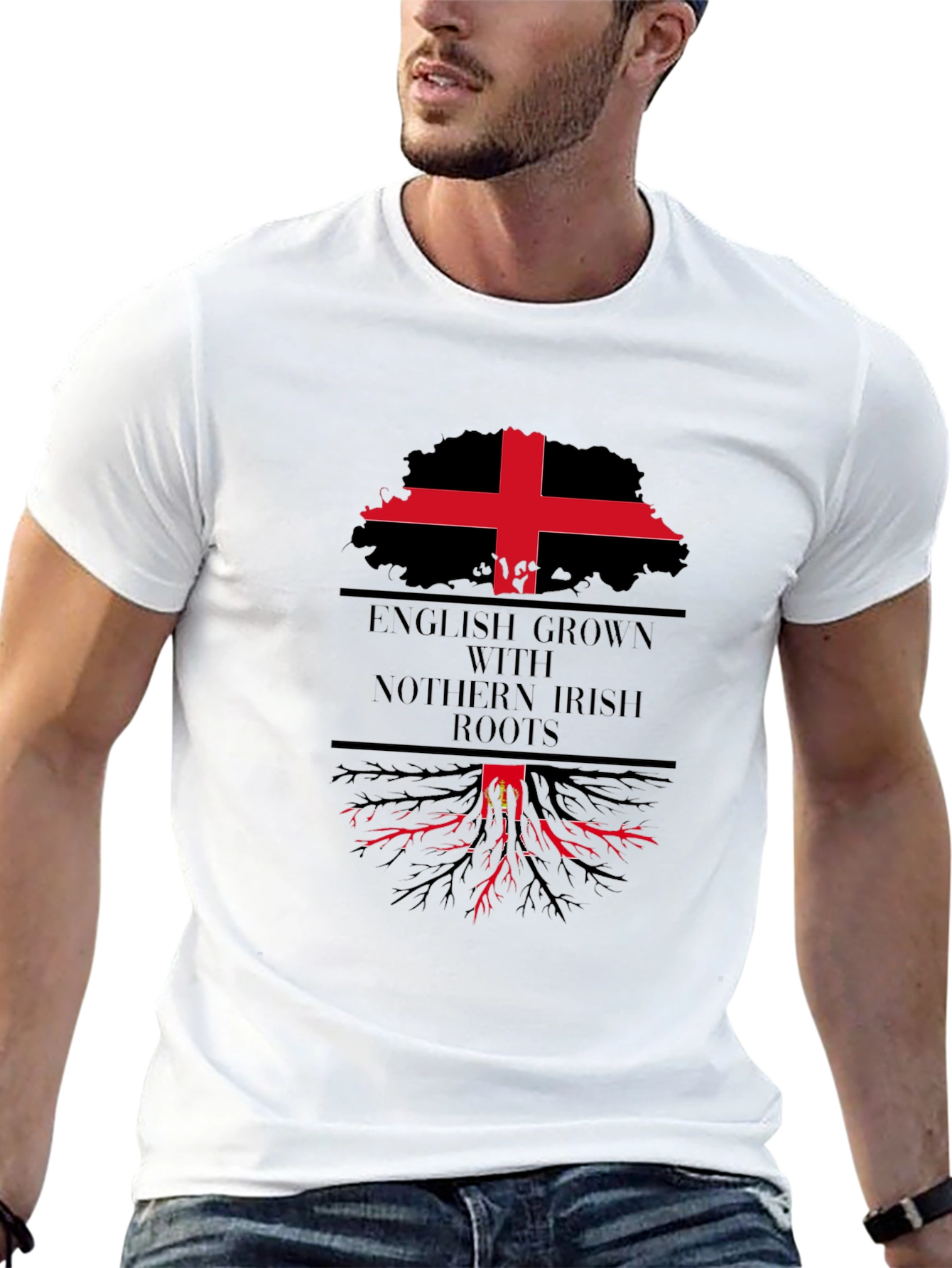 English Grown with Irish Roots T-Shirt