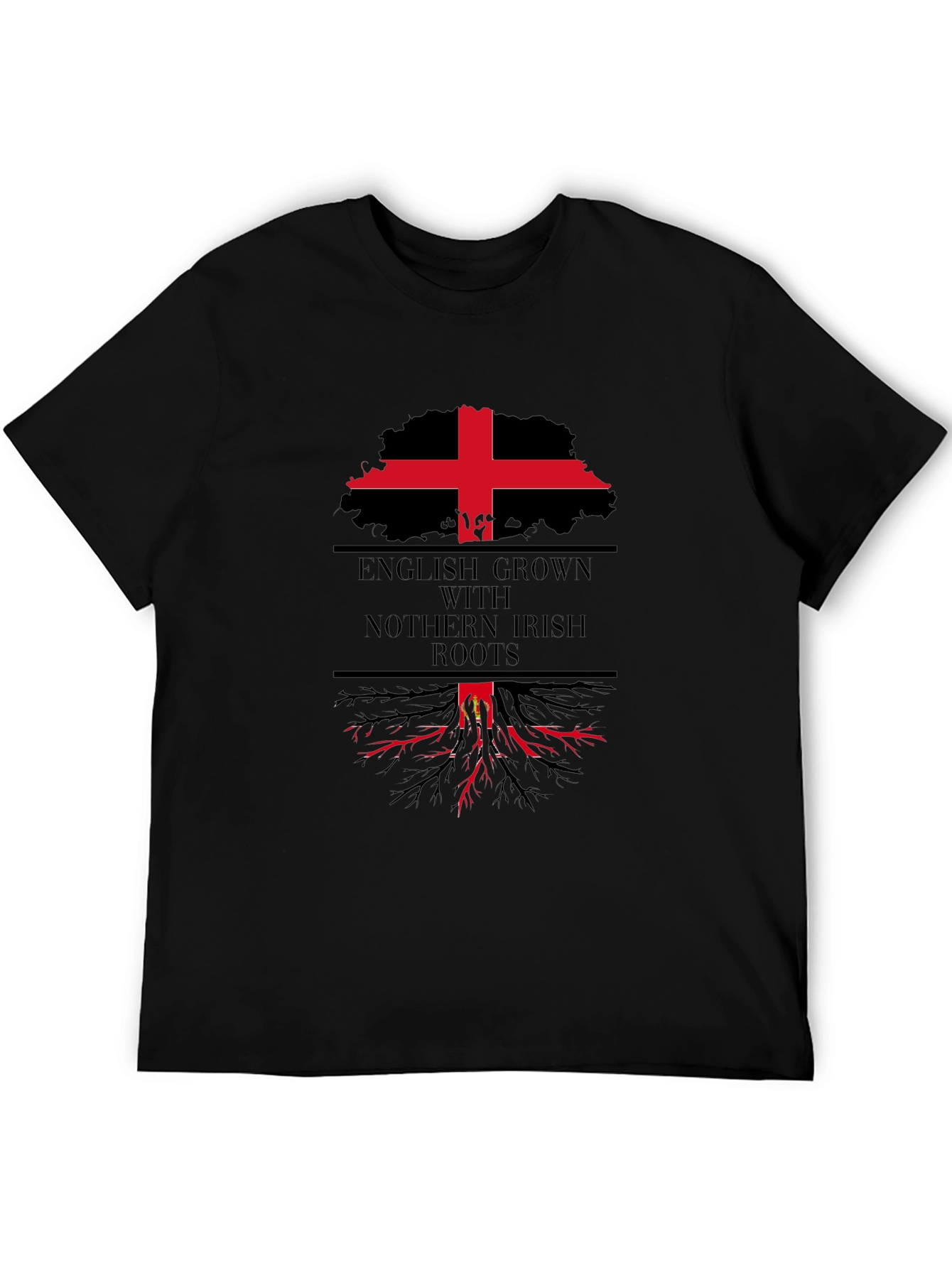 English Grown with Irish Roots T-Shirt