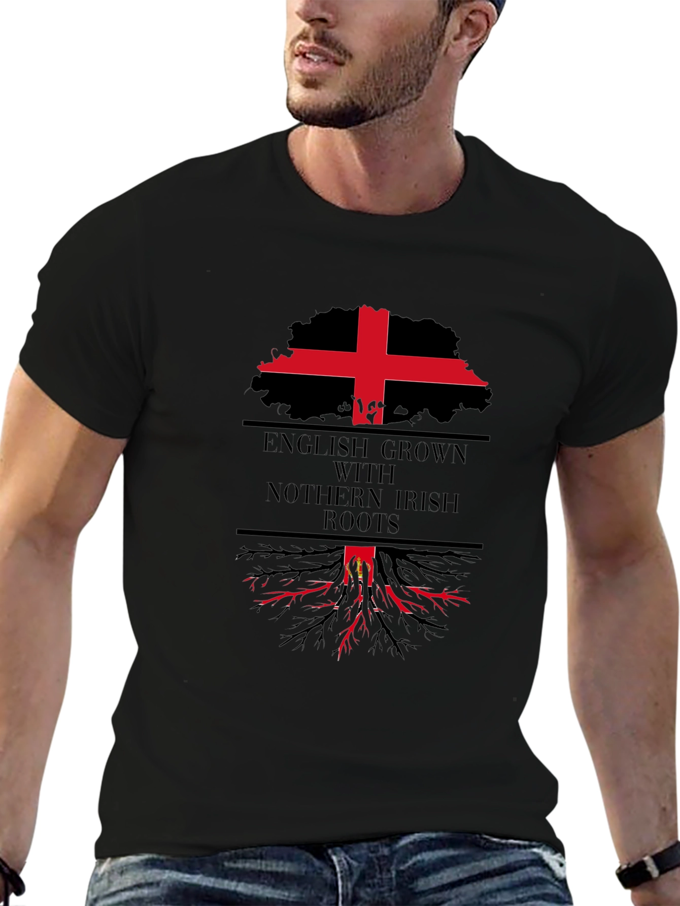 English Grown with Irish Roots T-Shirt