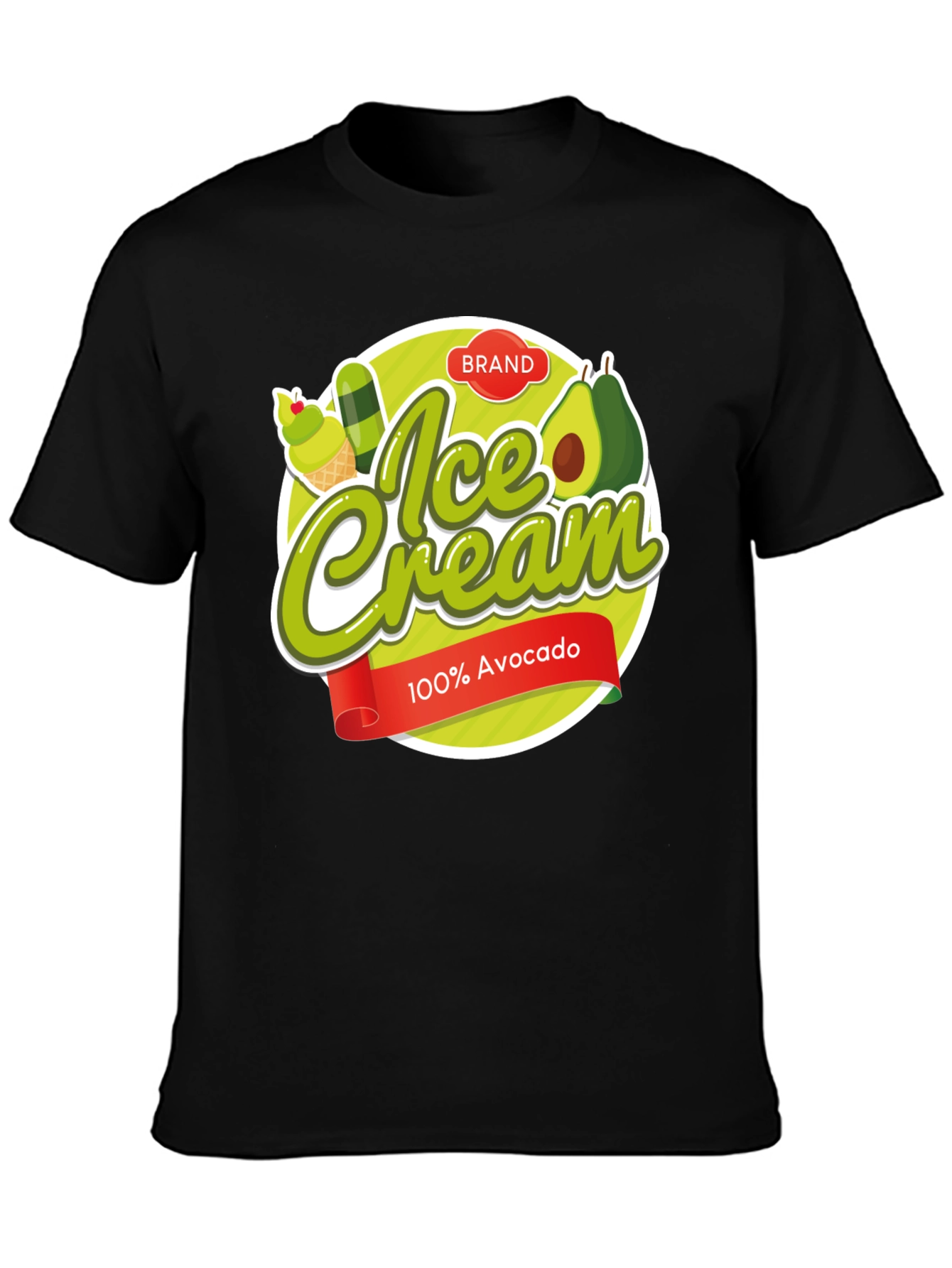 Avocado Ice Cream Graphic Tee