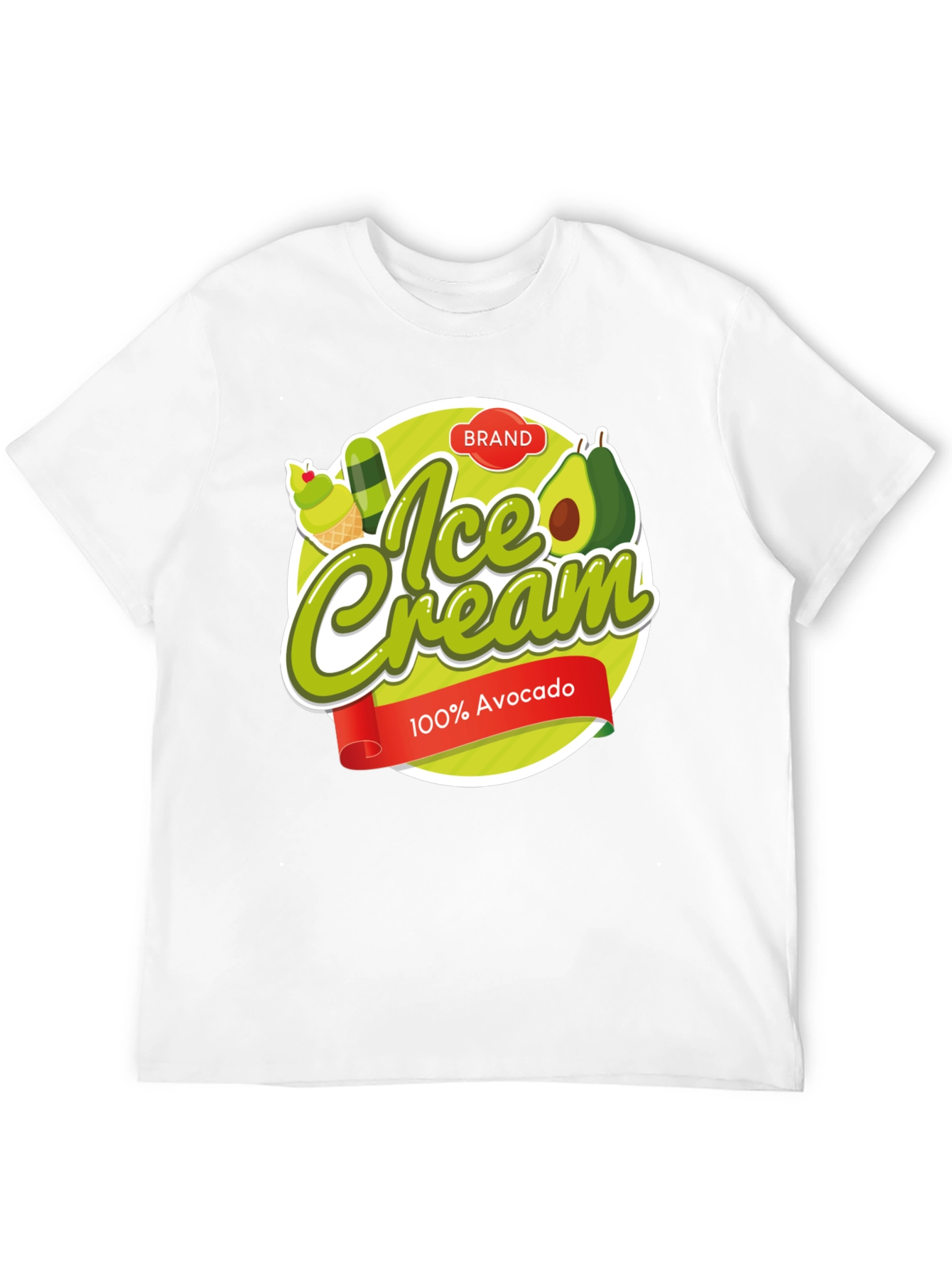 Avocado Ice Cream Graphic Tee