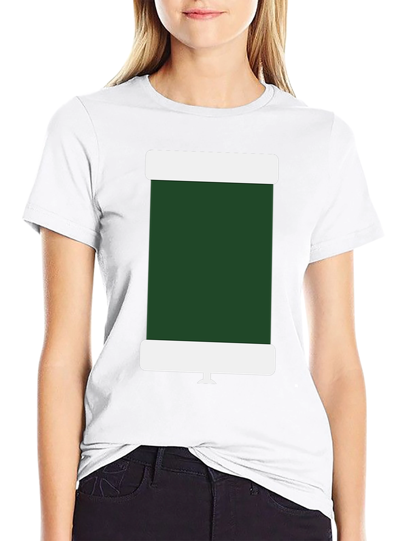Retro TV Graphic Tee - Black Short Sleeve