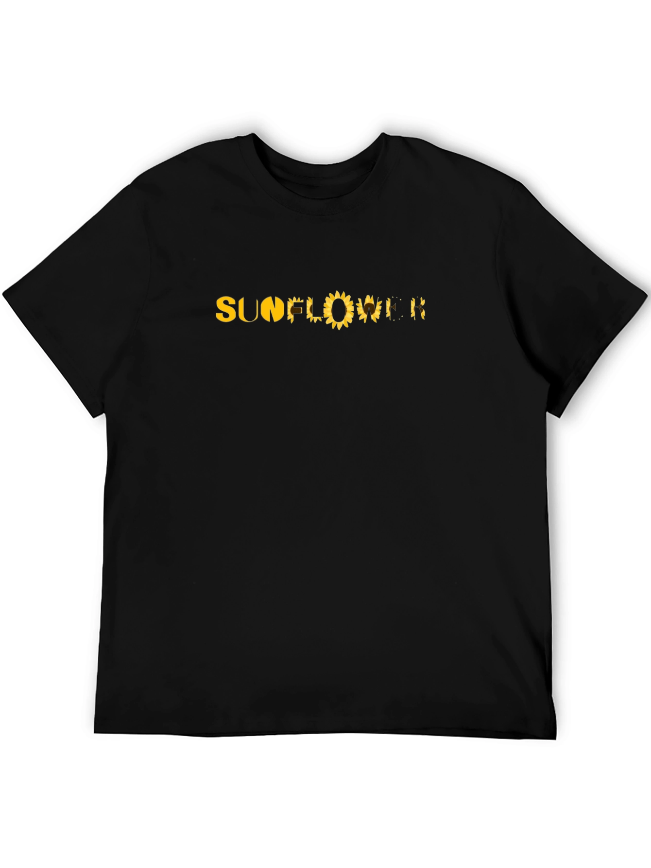 Sunflower Graphic Print Crew Neck T-Shirt